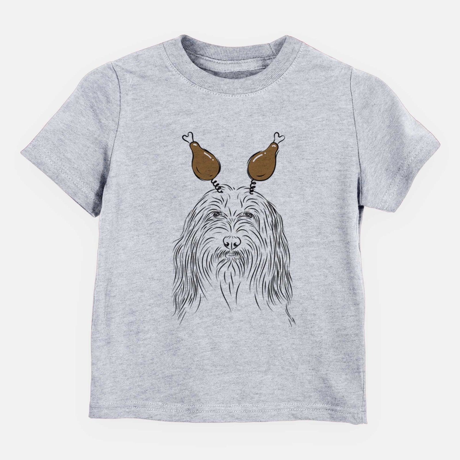 Thanksgiving Murray the Bearded Collie - Kids/Youth/Toddler Shirt