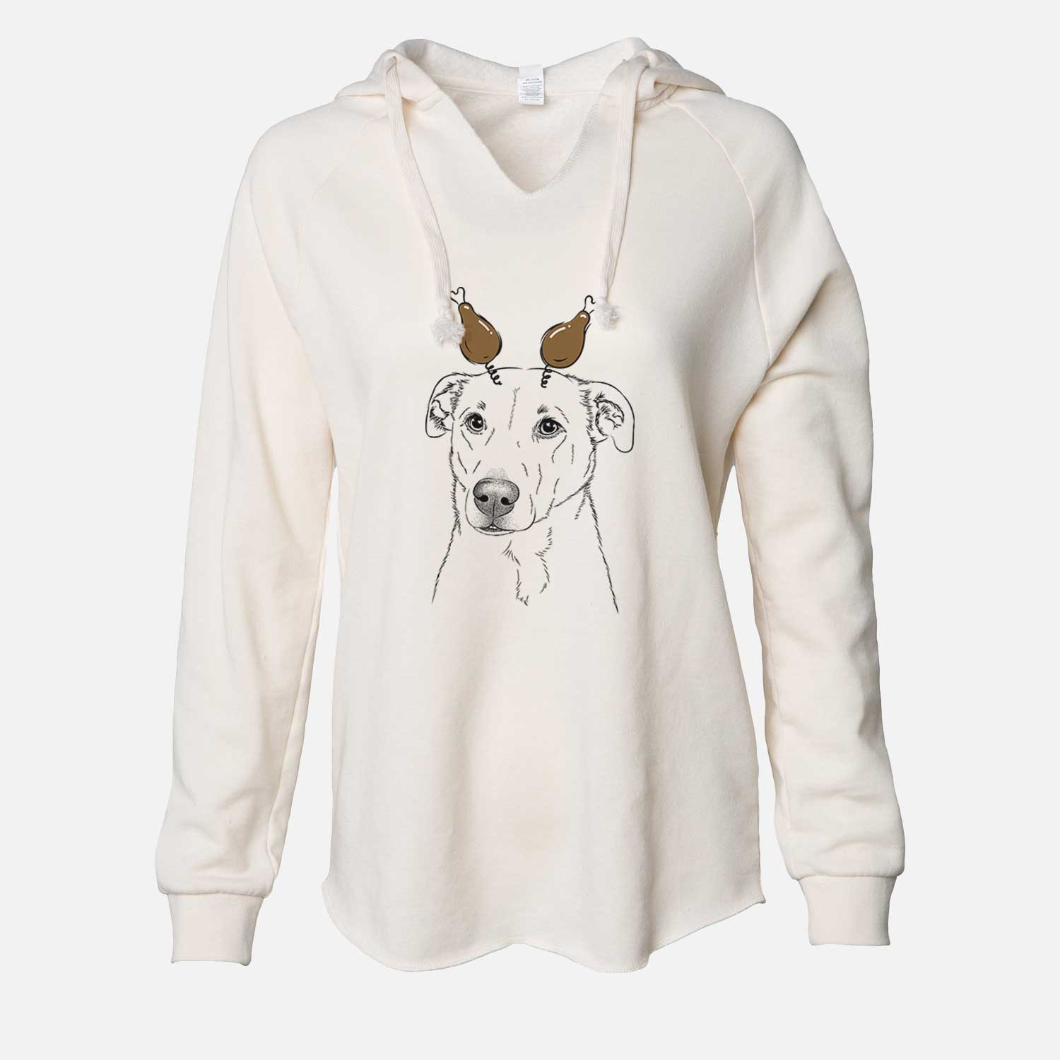 Thanksgiving Nala the American Staffordshire Terrier - Cali Wave Hooded Sweatshirt