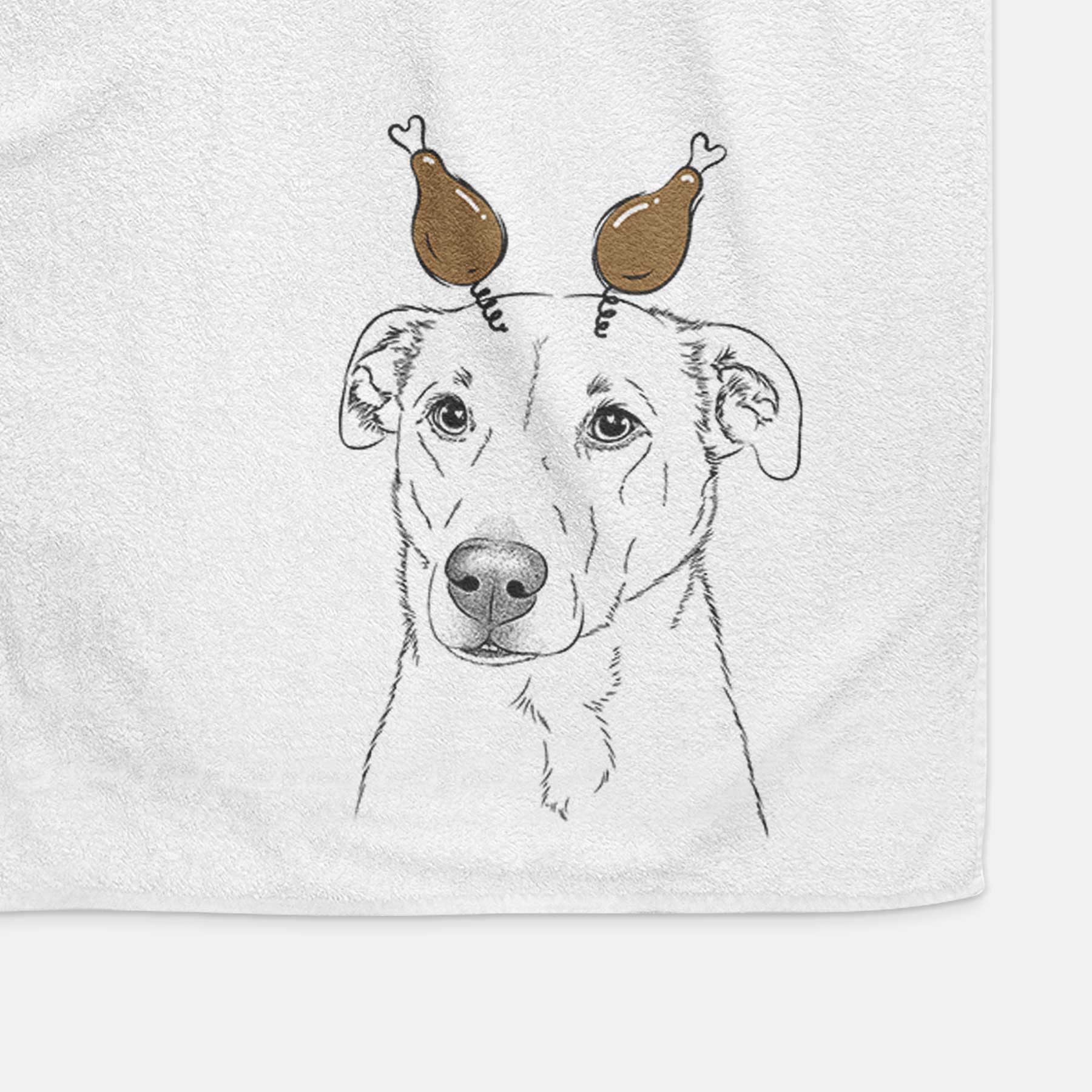 Nala the American Staffordshire Terrier Decorative Hand Towel