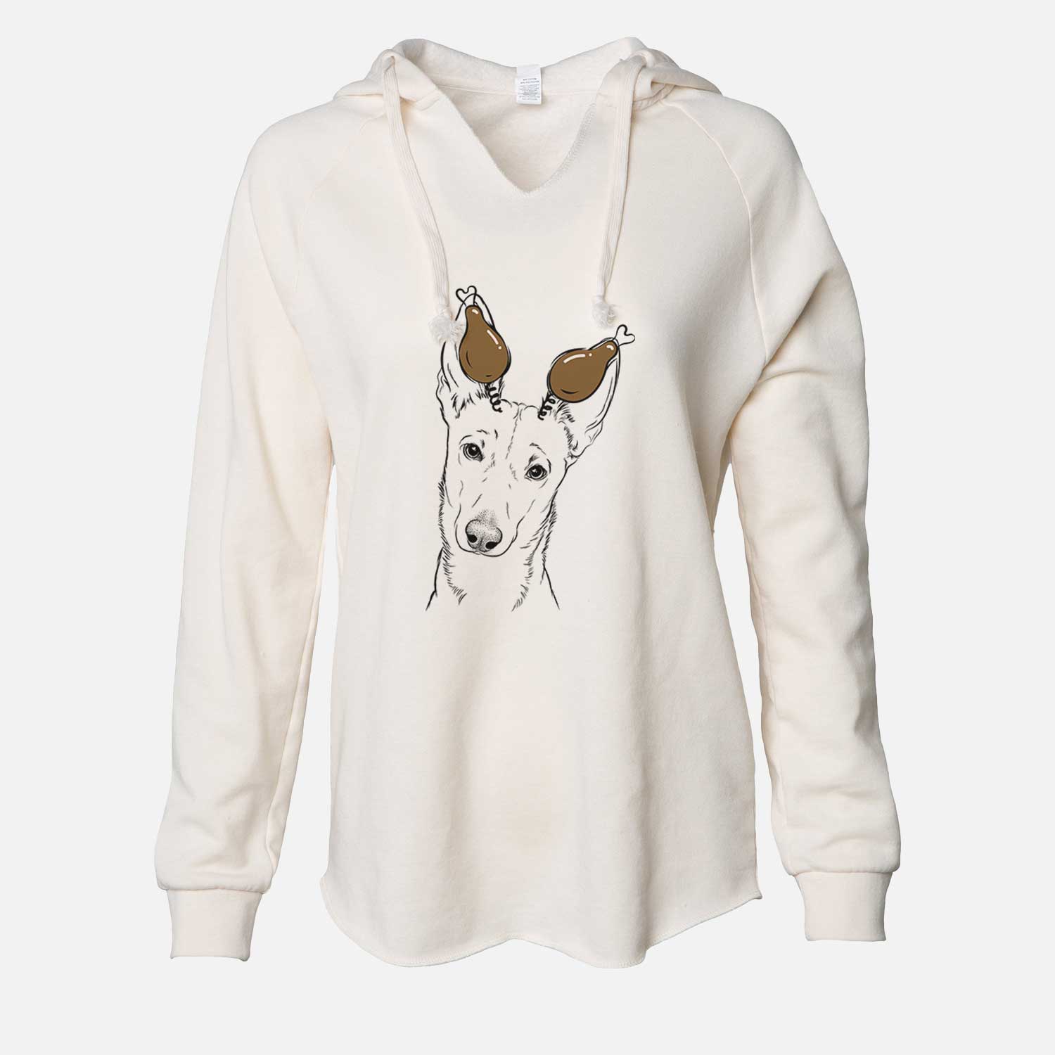 Thanksgiving Nala the Carolina Dog - Cali Wave Hooded Sweatshirt