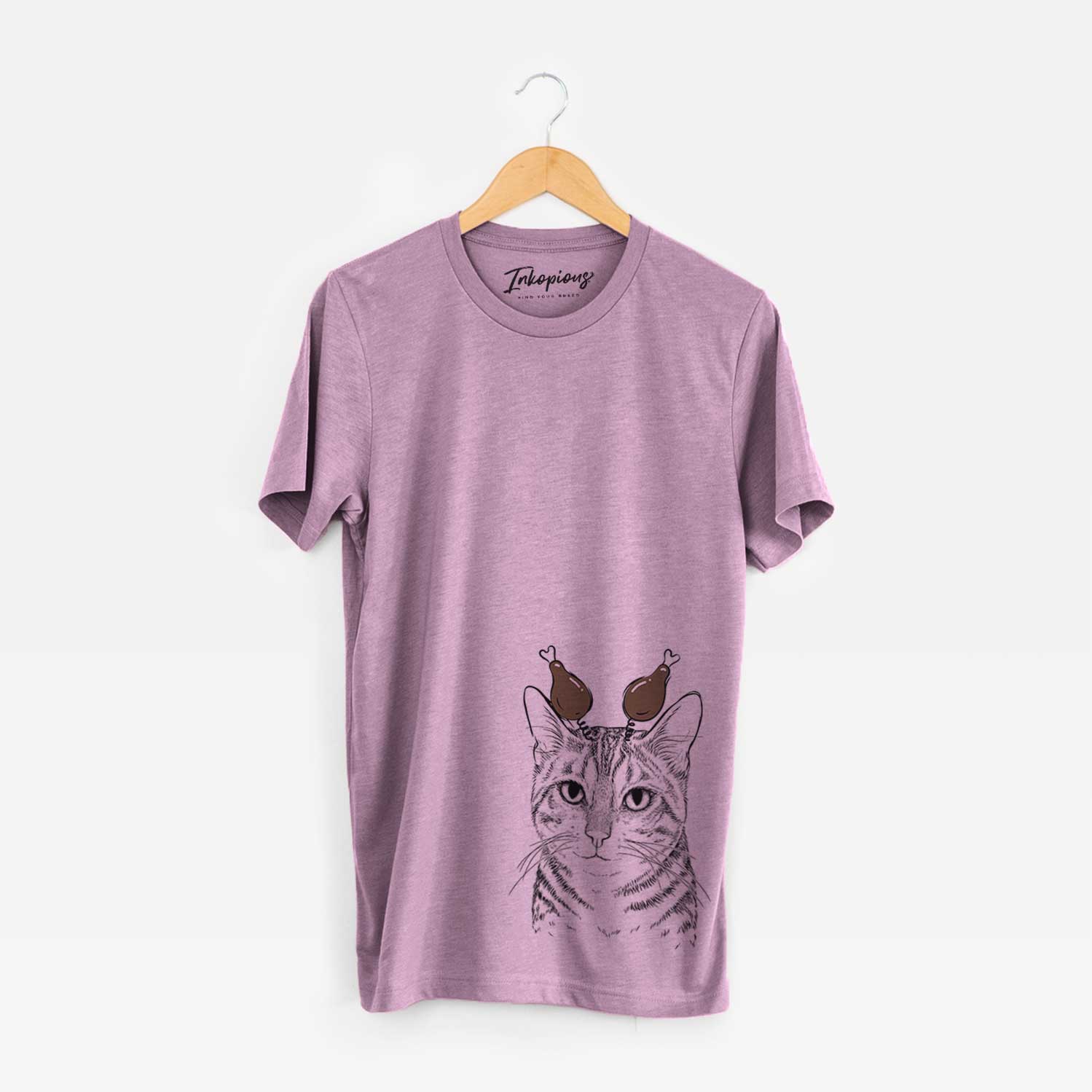 Thanksgiving Nell the Tabby Cat - Unisex Crewneck