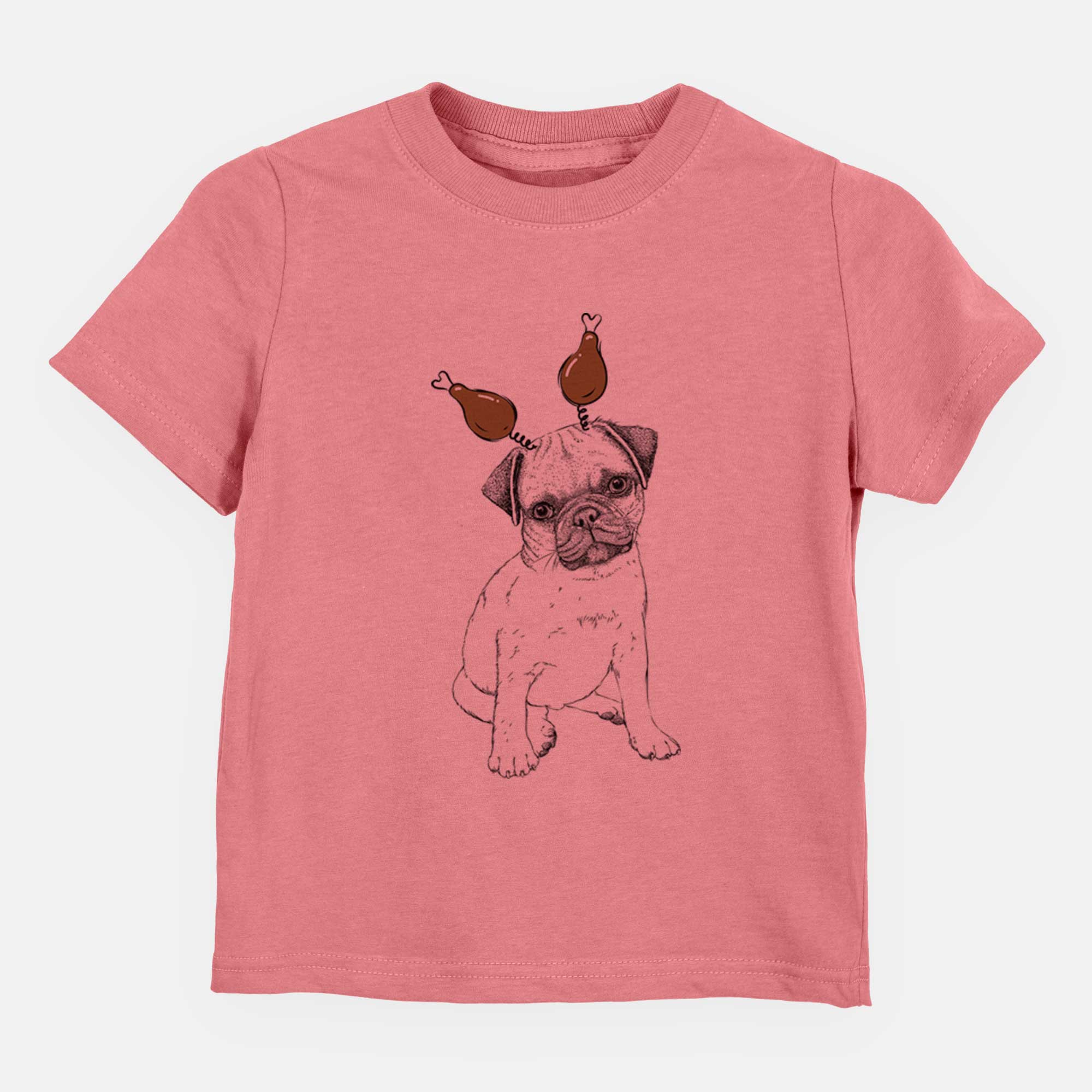 Thanksgiving Nelson the Pug Puppy - Kids/Youth/Toddler Shirt