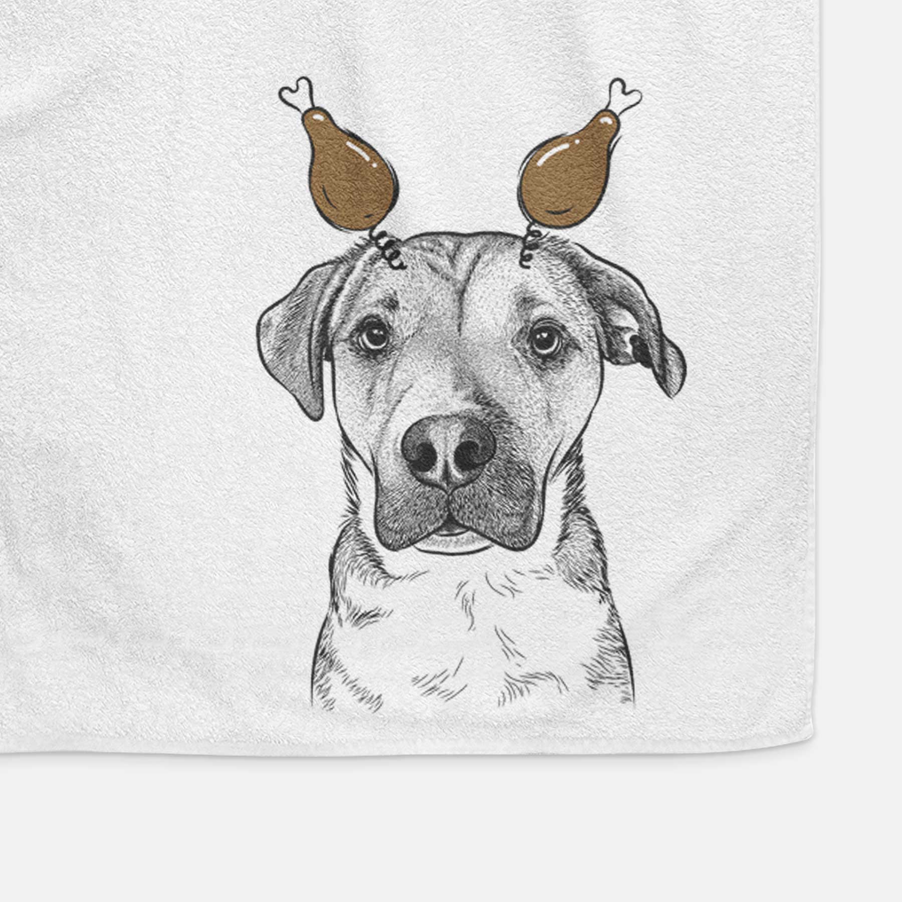 Nemo the Mixed Breed Decorative Hand Towel