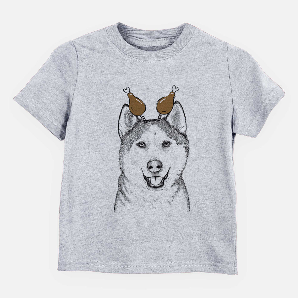 Thanksgiving Nika the Siberian Husky - Kids/Youth/Toddler Shirt