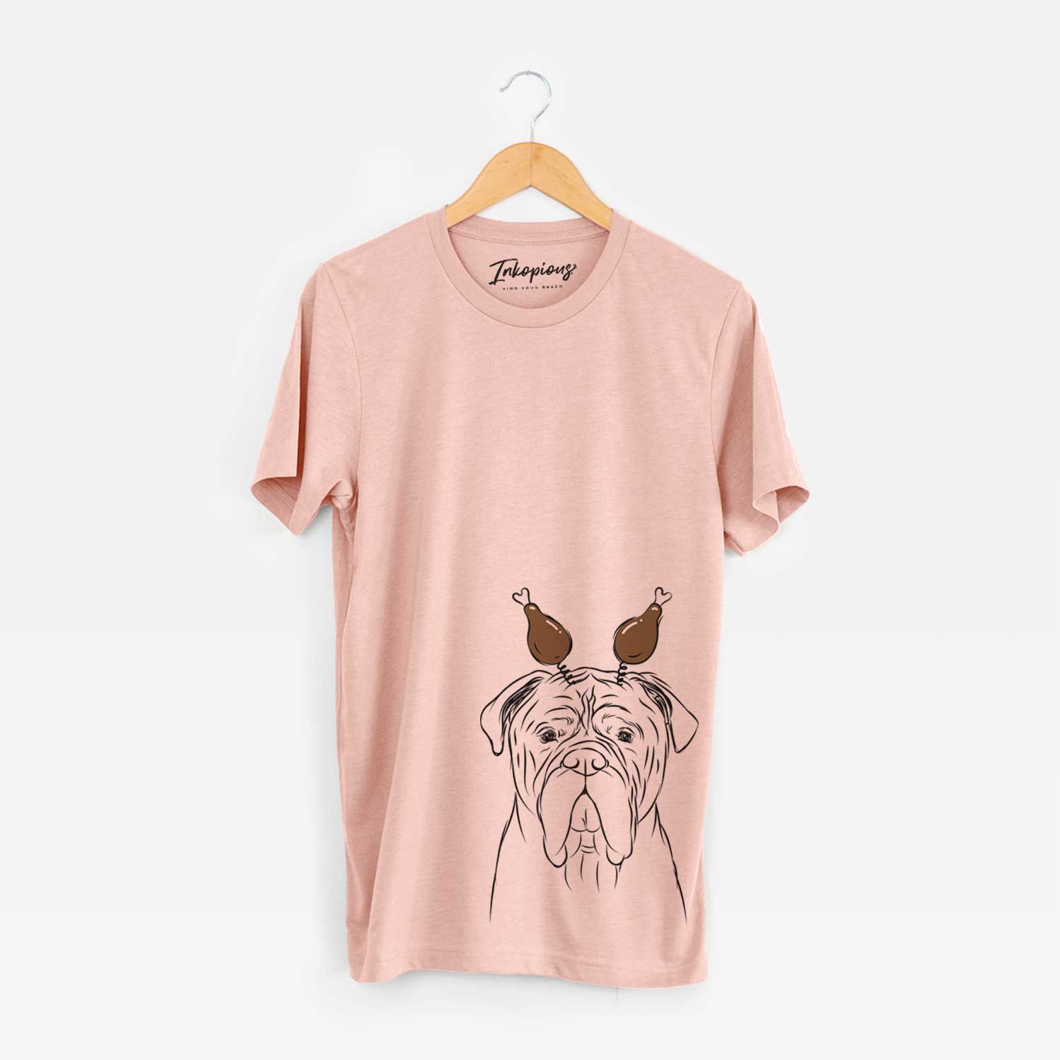 Thanksgiving Nolan the Bull Mastiff - Unisex Crewneck