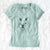 Thanksgiving Nora the American Bulldog Mix - Women's V-neck Shirt