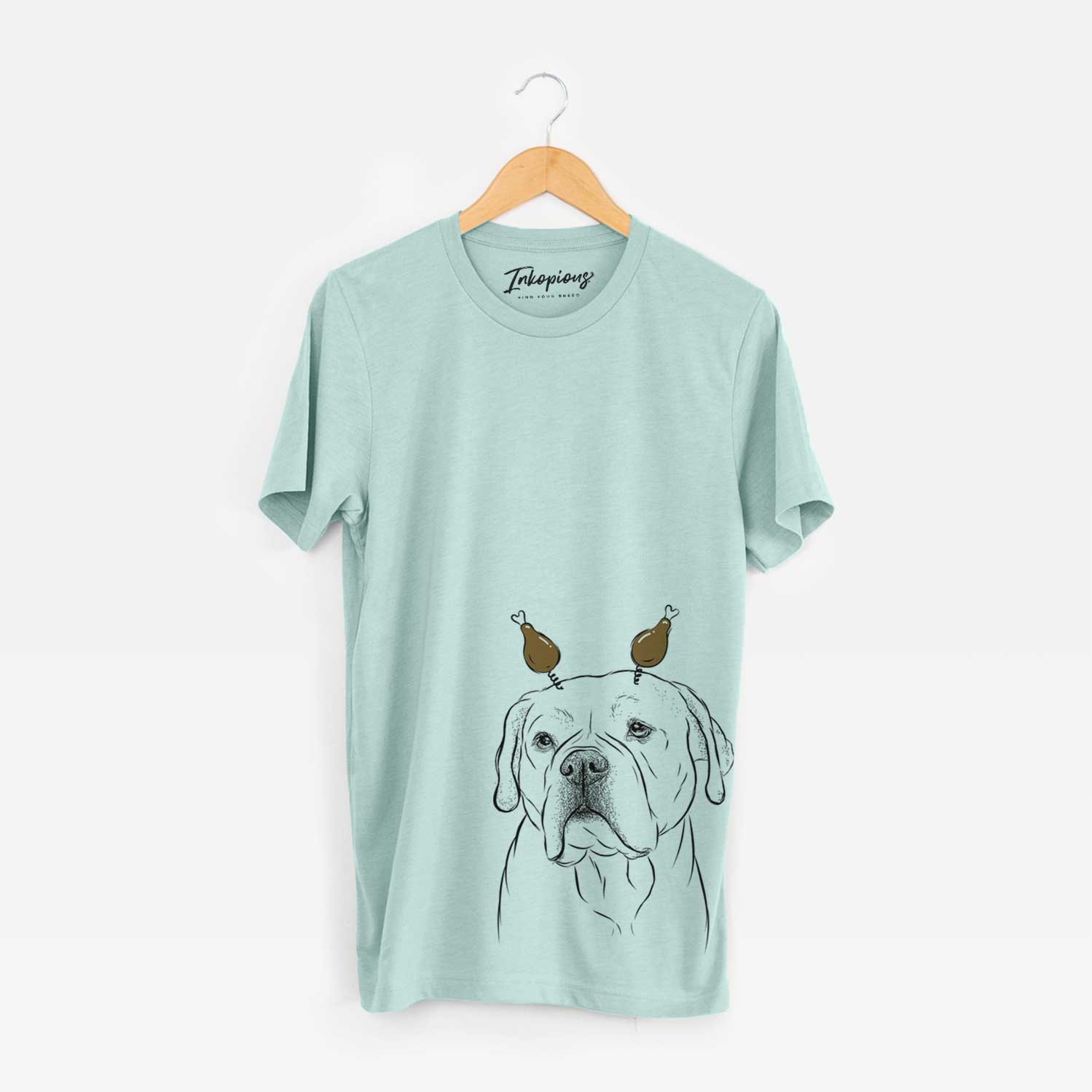 Thanksgiving Nora the American Bulldog Mix - Unisex Crewneck