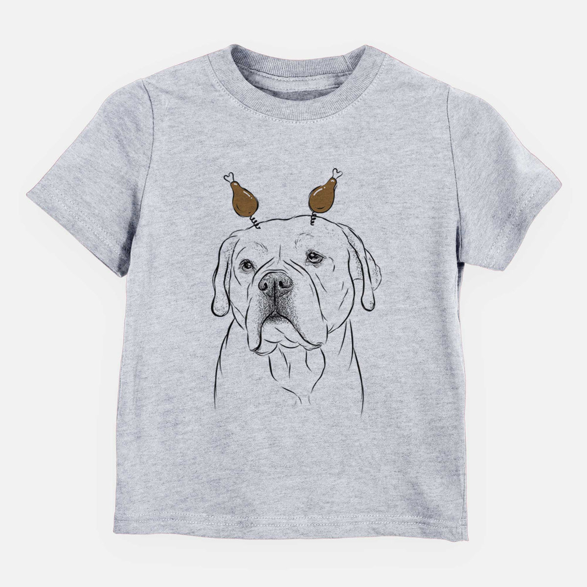 Thanksgiving Nora the American Bulldog Mix - Kids/Youth/Toddler Shirt