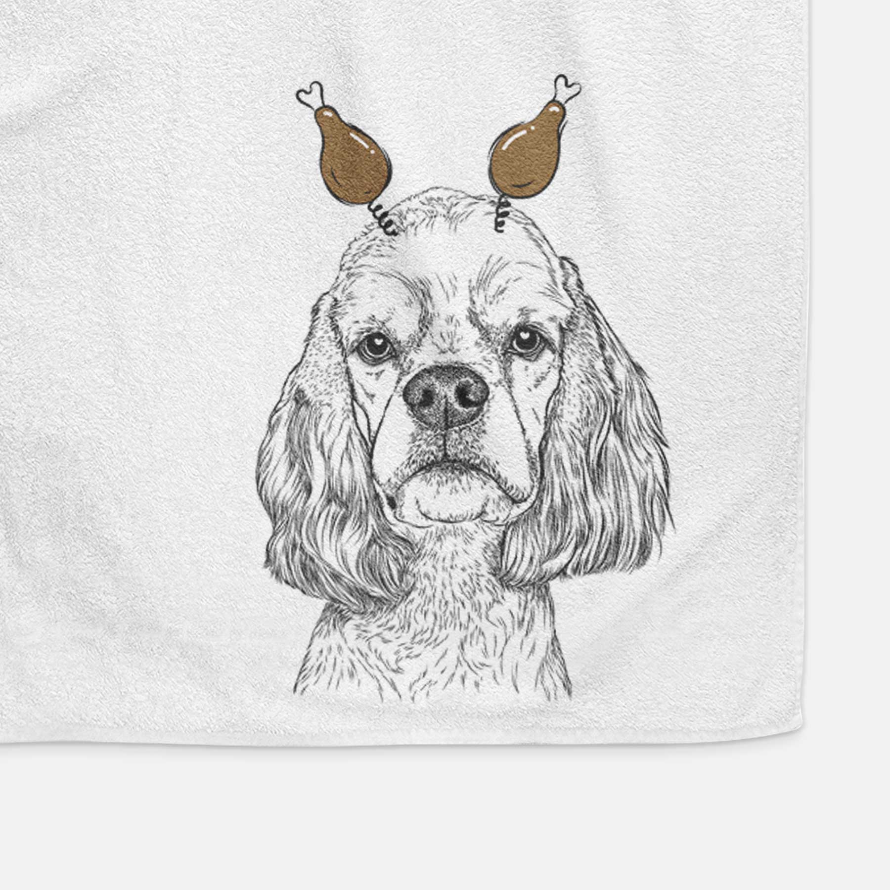 Oakley the American Cocker Spaniel Decorative Hand Towel