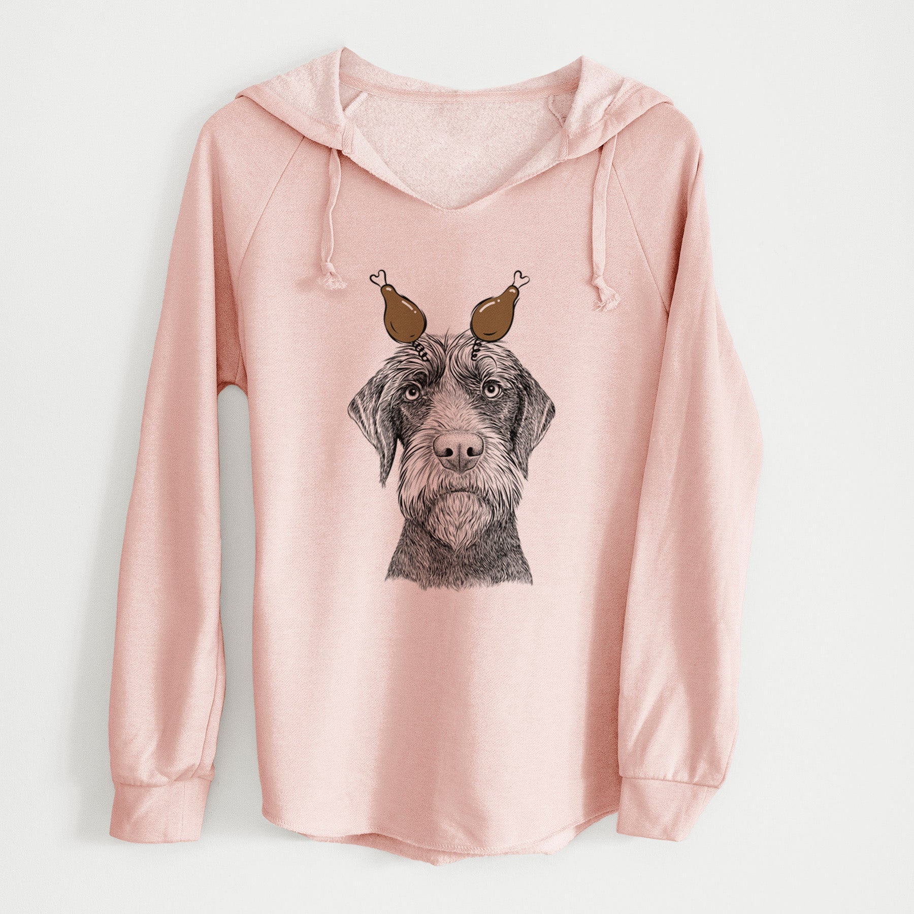 Thanksgiving Oakley the Pudelpointer - Cali Wave Hooded Sweatshirt