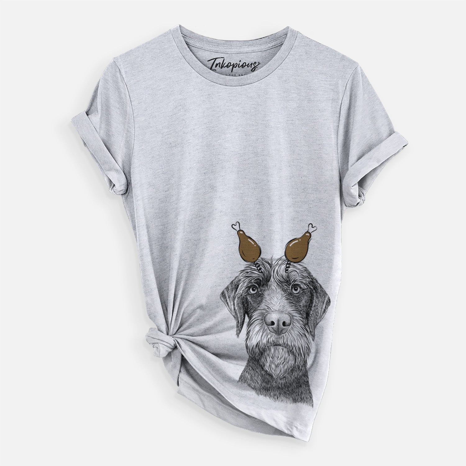 Thanksgiving Oakley the Pudelpointer - Unisex Crewneck