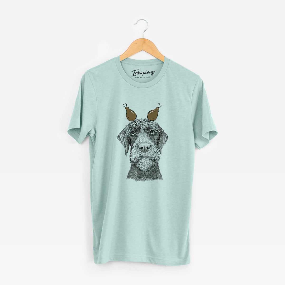 Thanksgiving Oakley the Pudelpointer - Unisex Crewneck