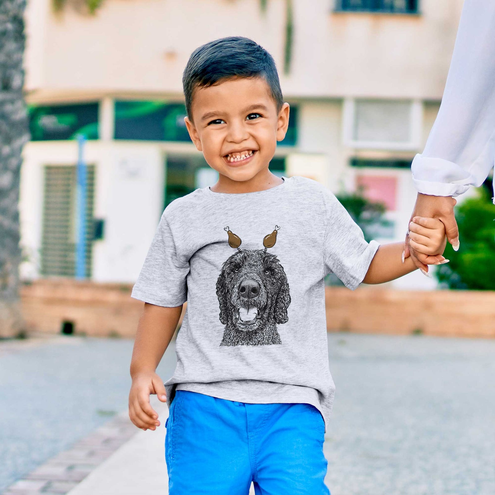 Thanksgiving Obi James the Goldendoodle - Kids/Youth/Toddler Shirt