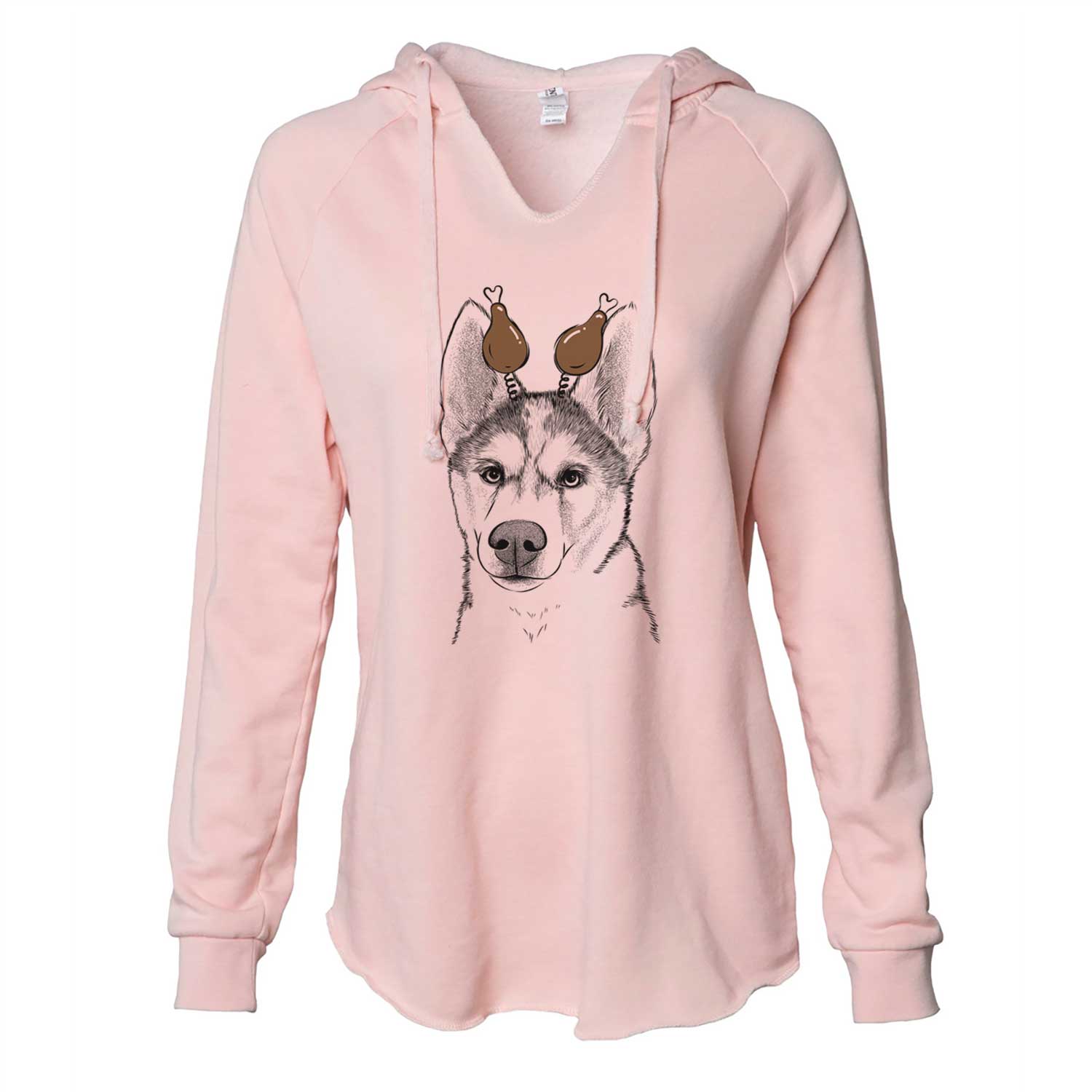 Thanksgiving Odin the Siberian Husky - Cali Wave Hooded Sweatshirt