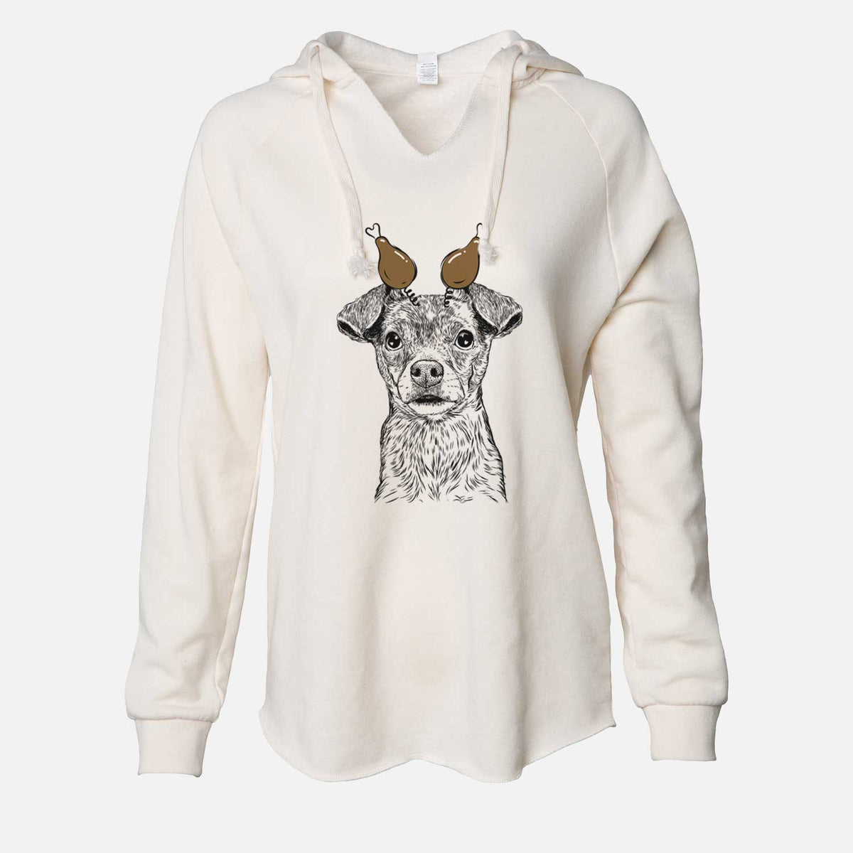 Thanksgiving Olive the Mixed Breed - Cali Wave Hooded Sweatshirt