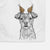 Olive the Mixed Breed Decorative Hand Towel