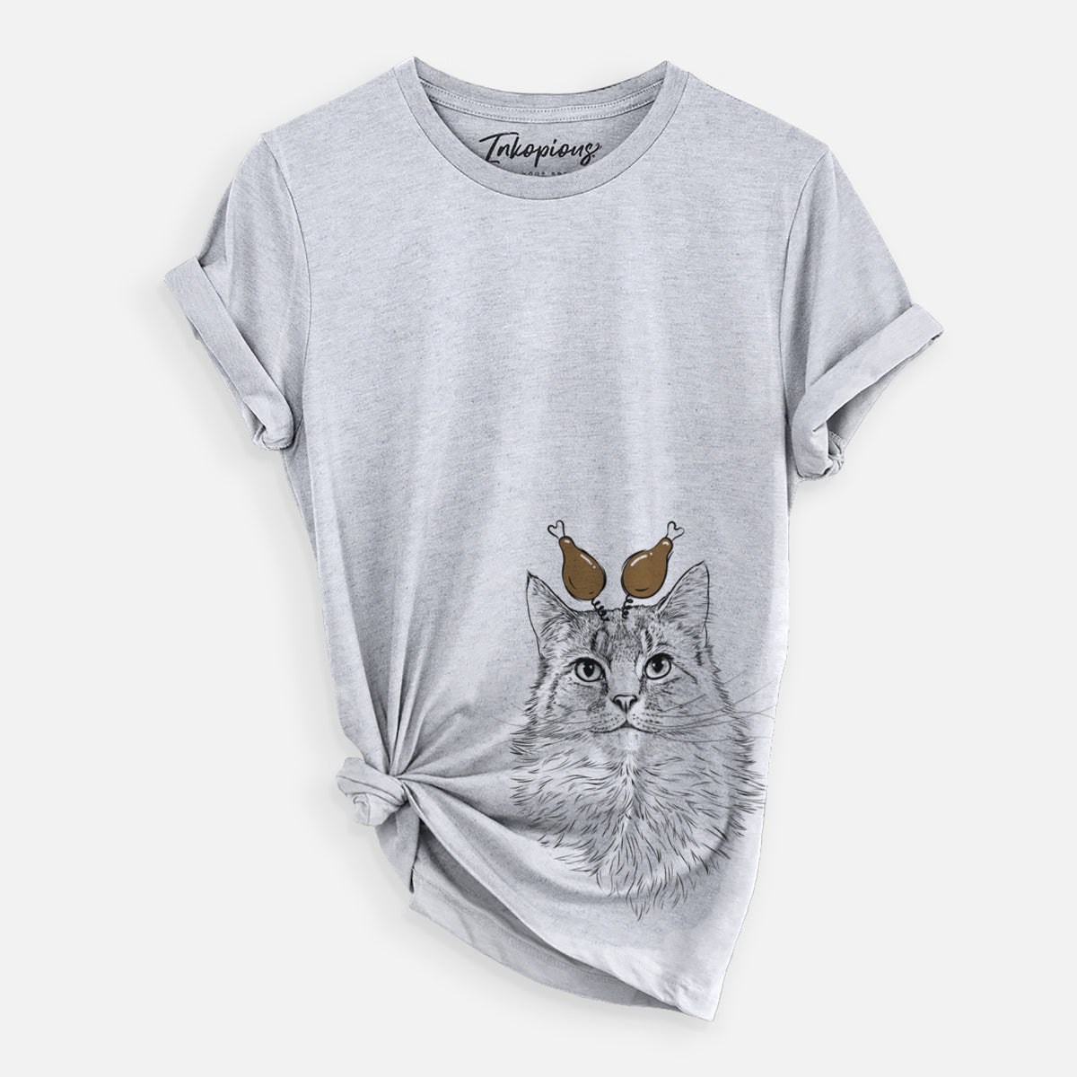 Thanksgiving Olive the Cat - Unisex Crewneck