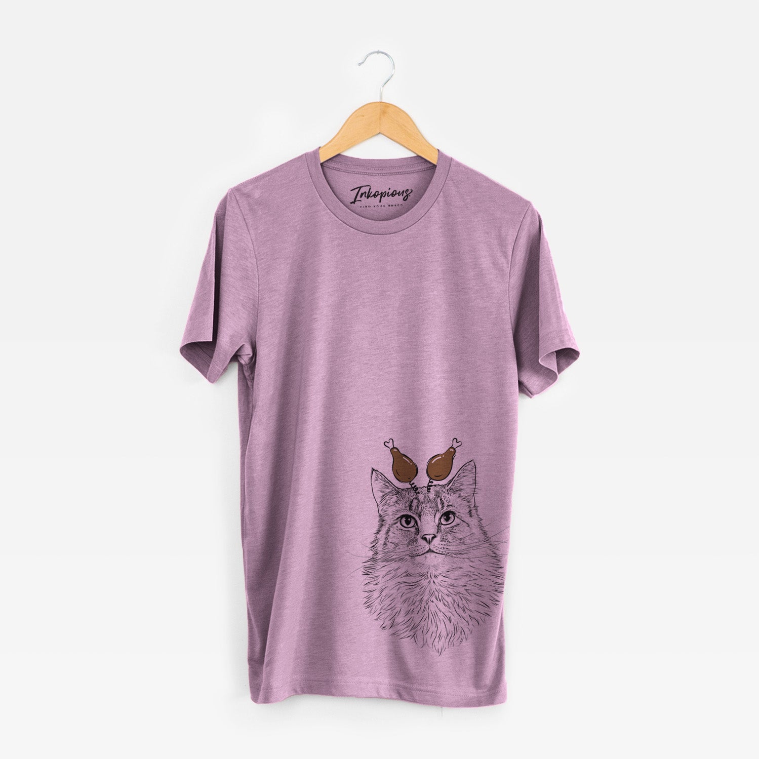 Thanksgiving Olive the Cat - Unisex Crewneck