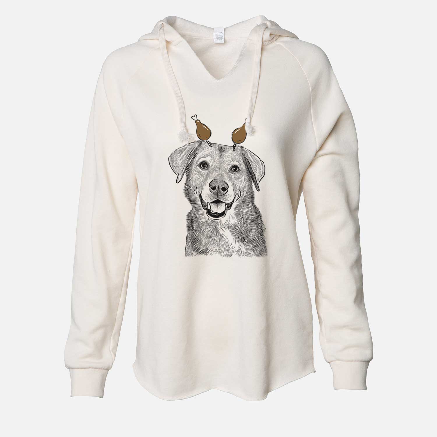 Thanksgiving Oliver the Mixed Breed - Cali Wave Hooded Sweatshirt