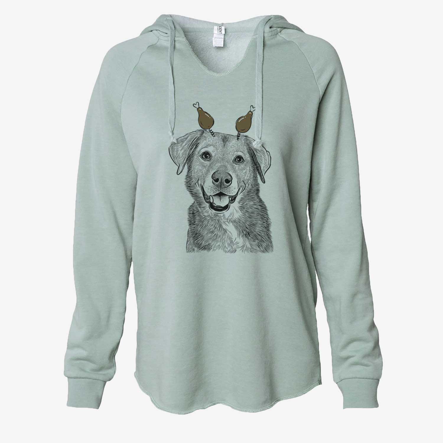 Thanksgiving Oliver the Mixed Breed - Cali Wave Hooded Sweatshirt