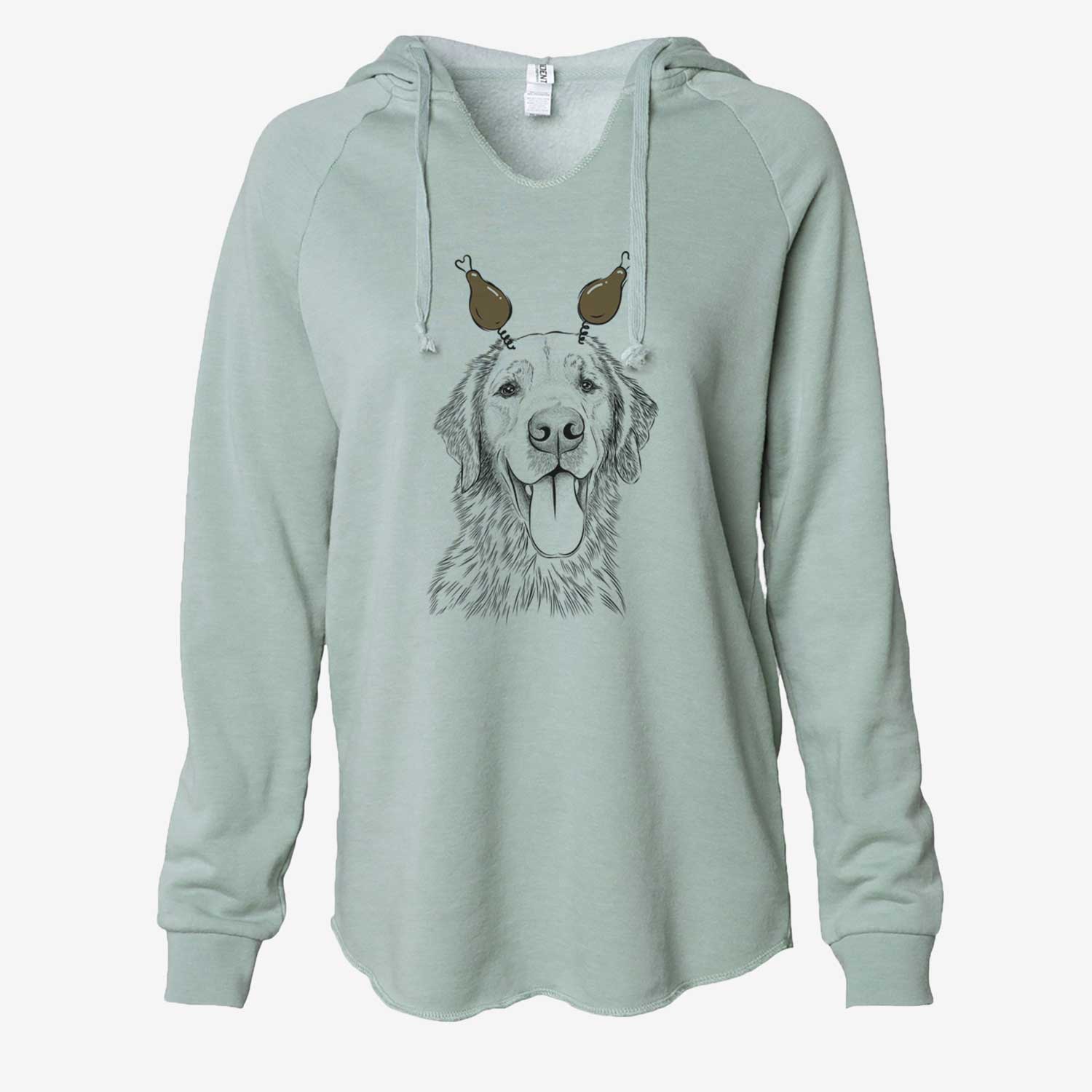 Thanksgiving Oliver Tredup the Golden Retriever - Cali Wave Hooded Sweatshirt