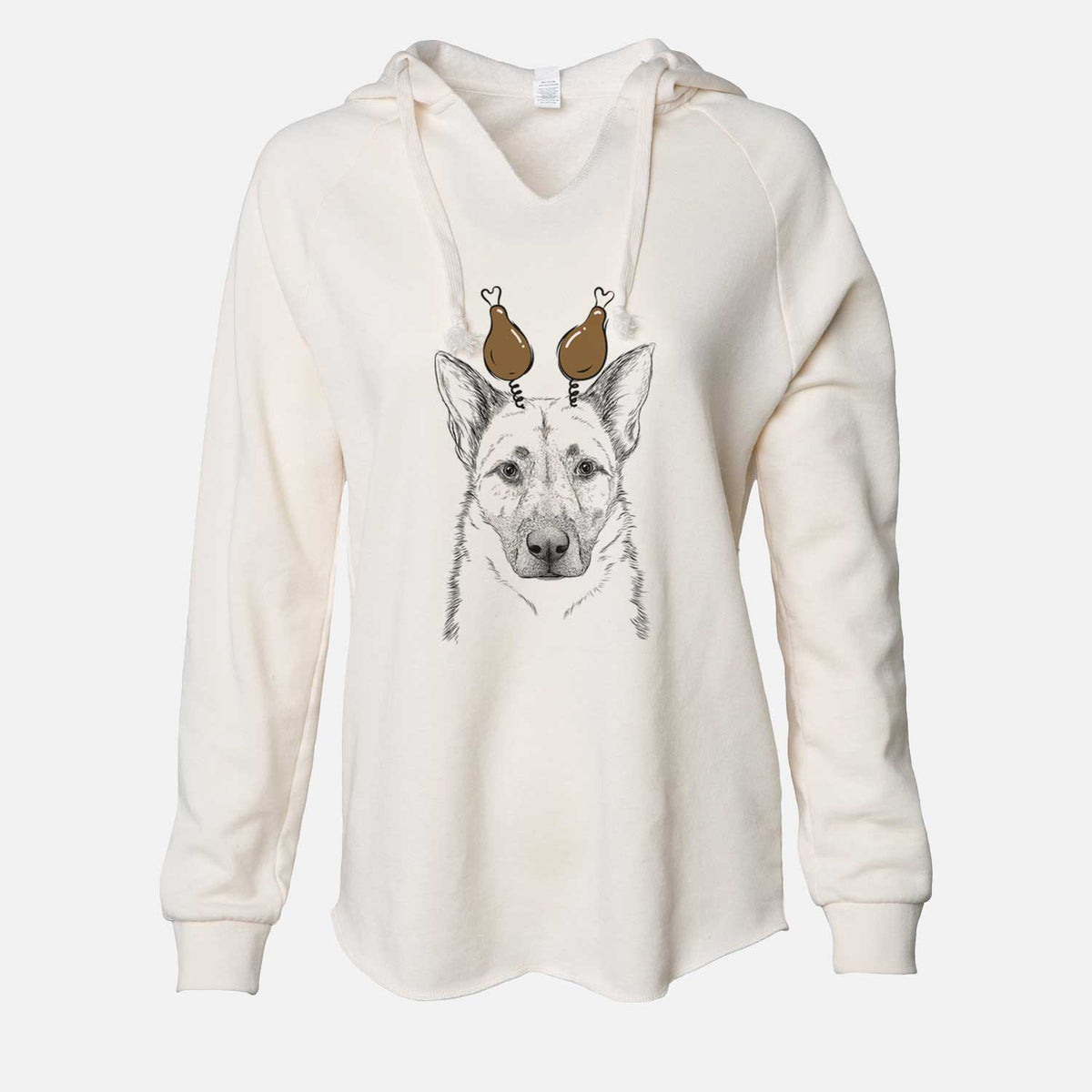 Thanksgiving Oliverno the German Shepherd - Cali Wave Hooded Sweatshirt