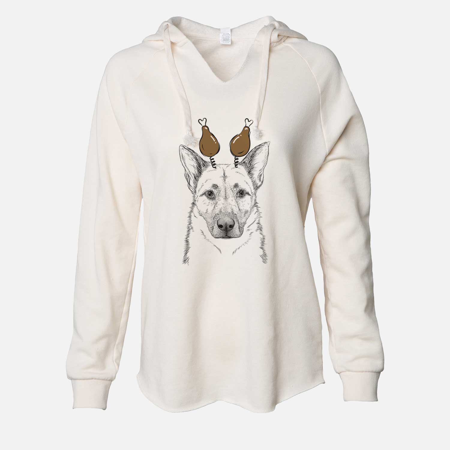 Thanksgiving Oliverno the German Shepherd - Cali Wave Hooded Sweatshirt