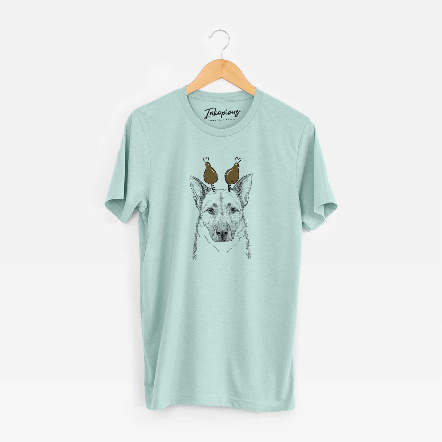 Thanksgiving Oliverno the German Shepherd - Unisex Crewneck