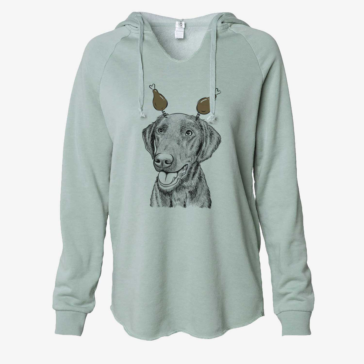 Thanksgiving Onyx the Labrador Retriever - Cali Wave Hooded Sweatshirt