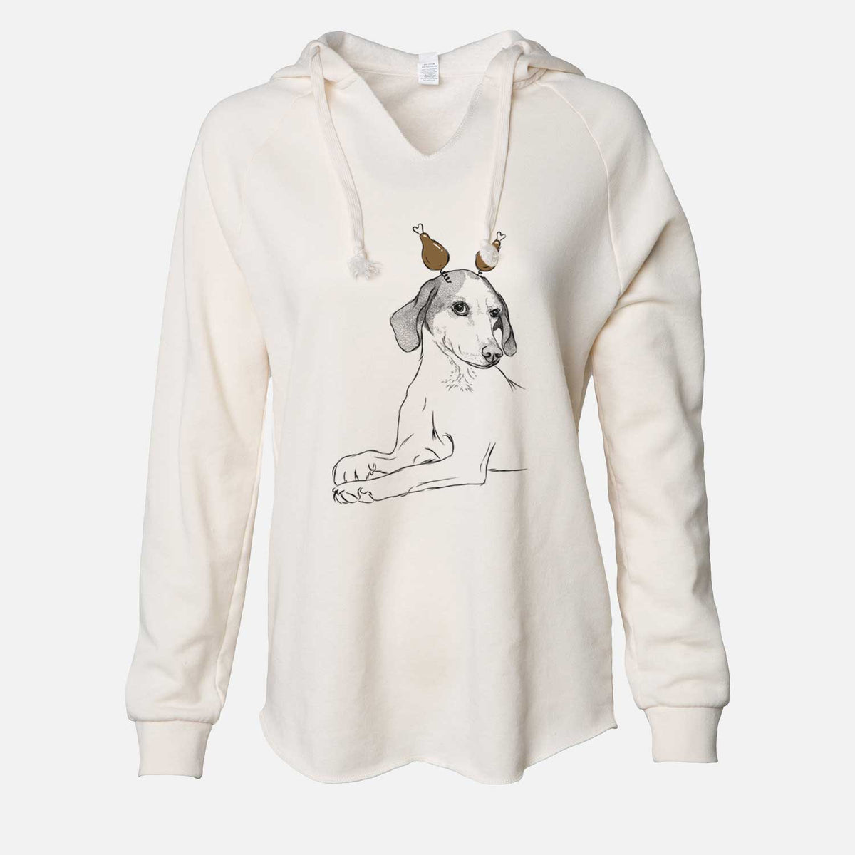 Thanksgiving Opie the Foxhound - Cali Wave Hooded Sweatshirt