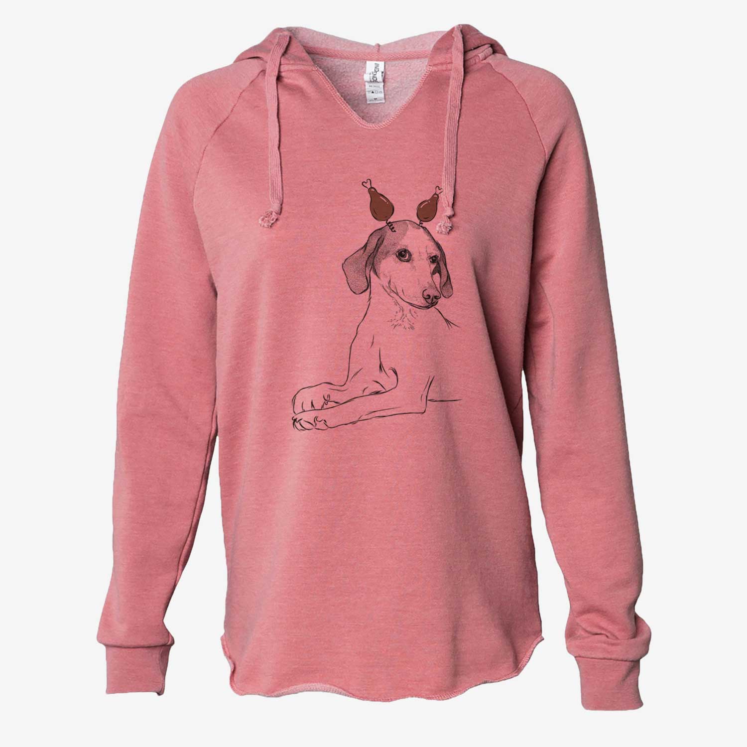 Thanksgiving Opie the Foxhound - Cali Wave Hooded Sweatshirt