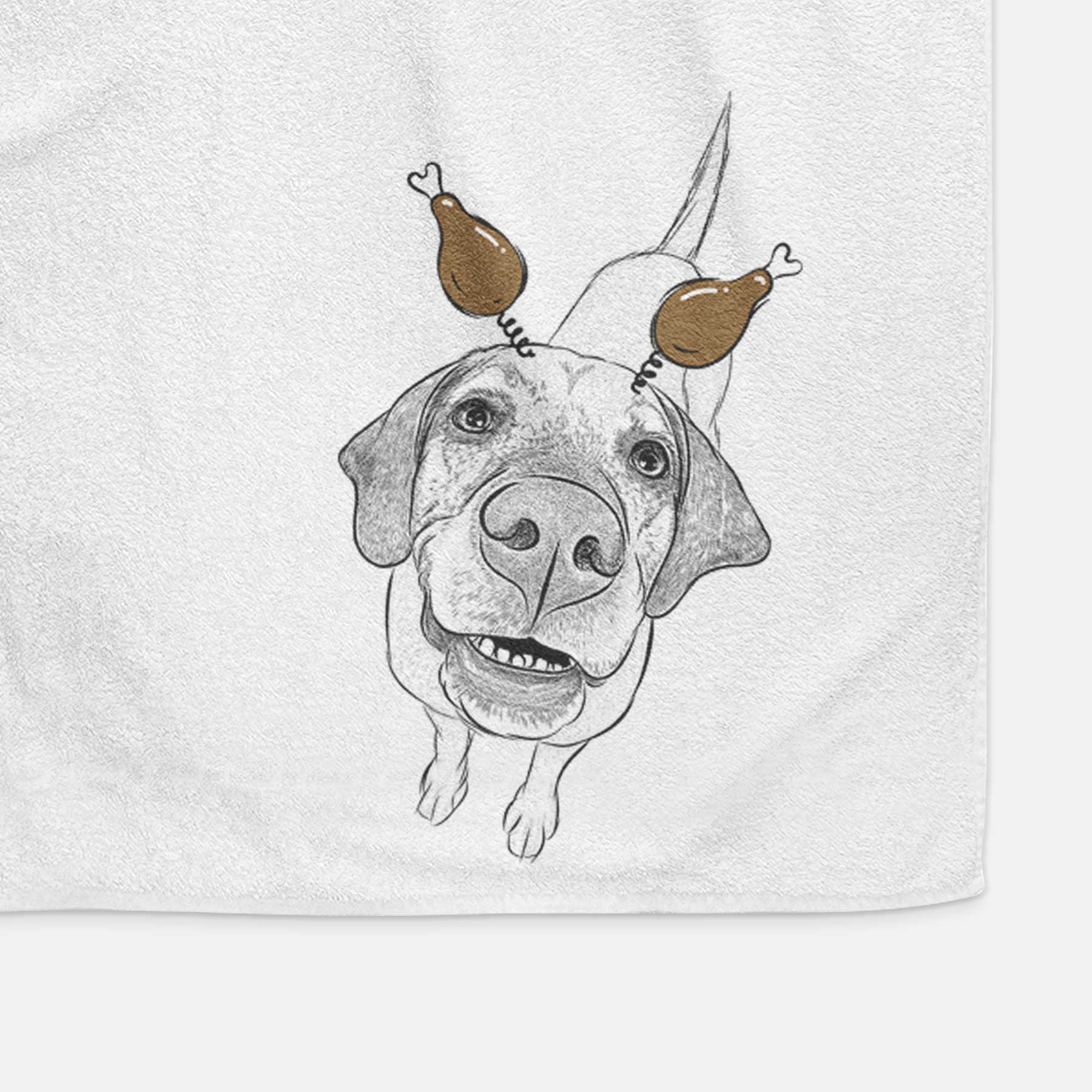 Oquirrh the Vizsla Decorative Hand Towel