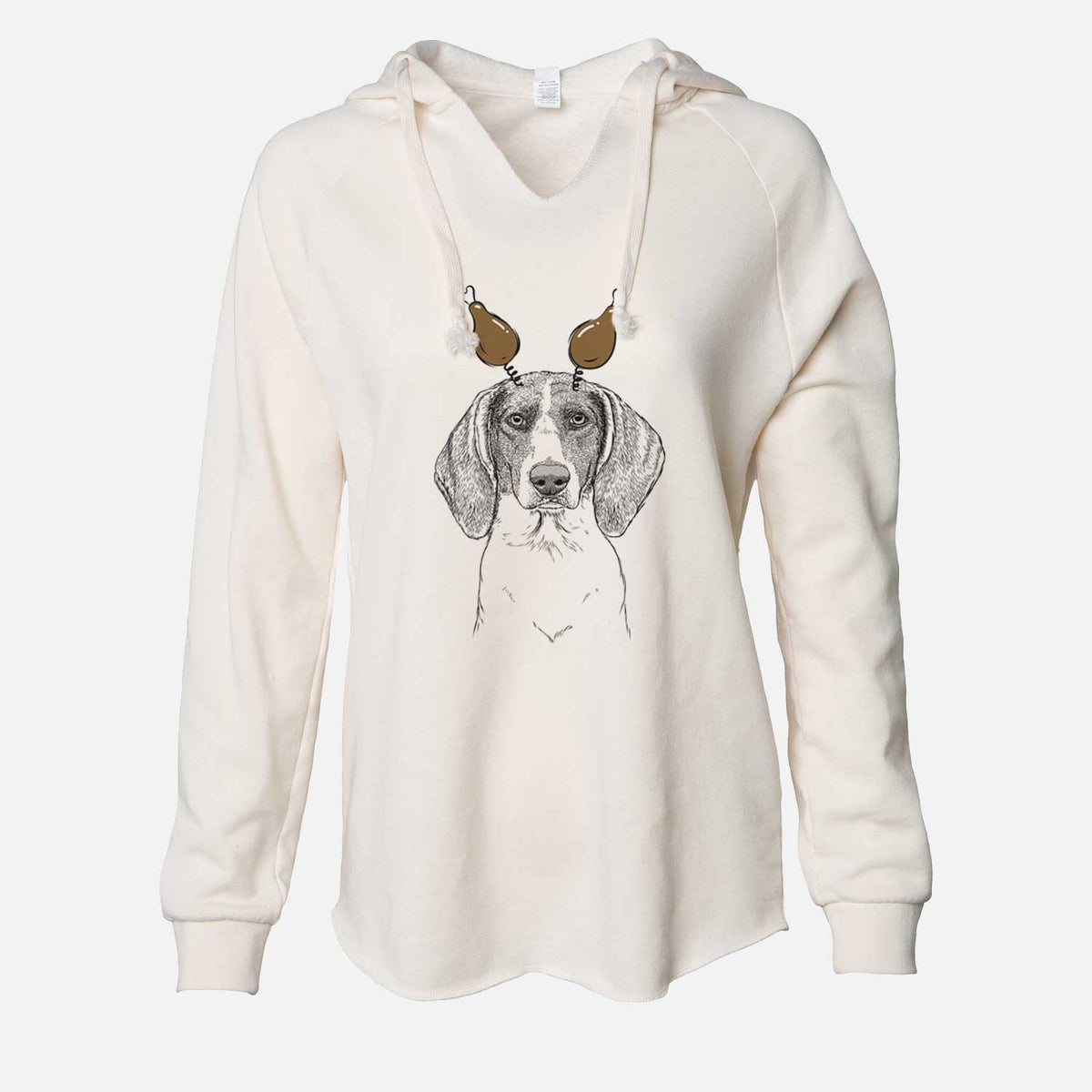 Thanksgiving Orin the Treeing Walker Coonhound - Cali Wave Hooded Sweatshirt