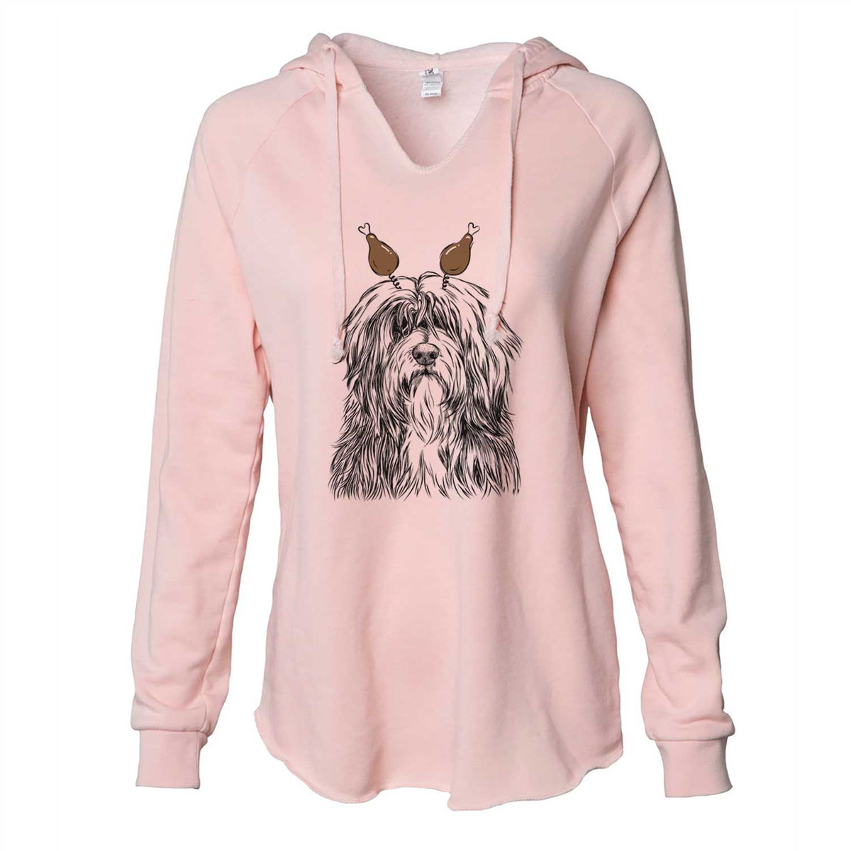 Thanksgiving Otto the Polish Lowland Sheepdog - Cali Wave Hooded Sweatshirt
