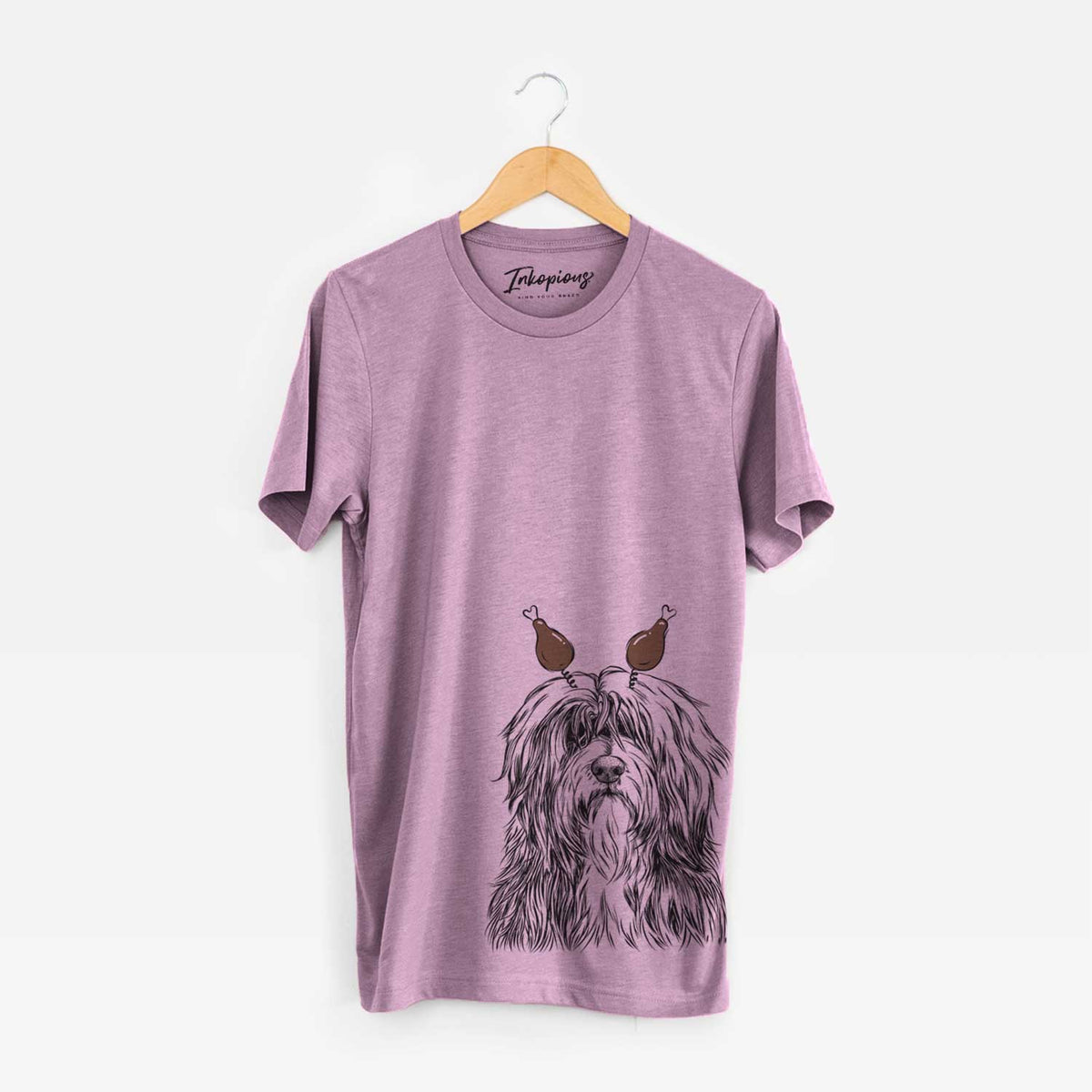 Thanksgiving Otto the Polish Lowland Sheepdog - Unisex Crewneck