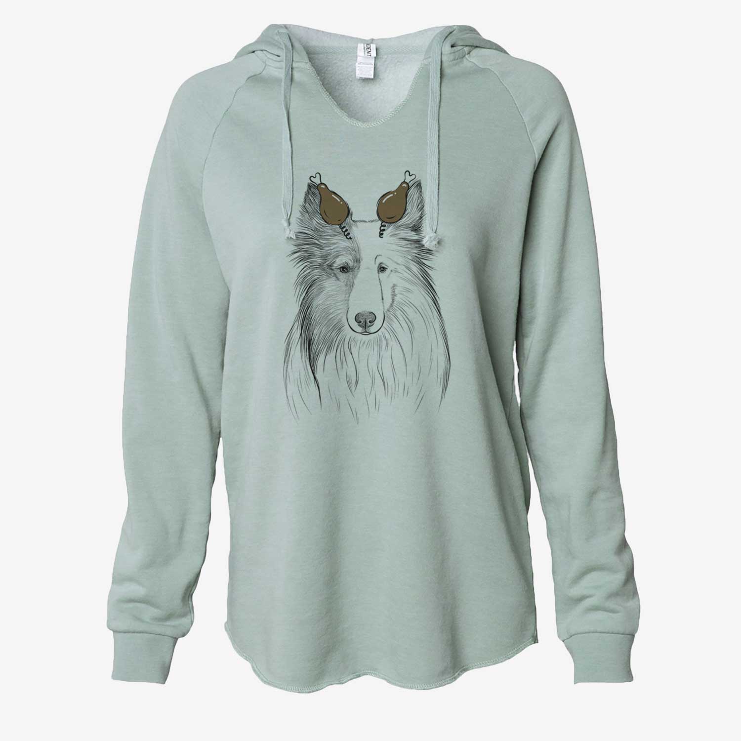 Thanksgiving Palin the Shetland Sheepdog - Cali Wave Hooded Sweatshirt