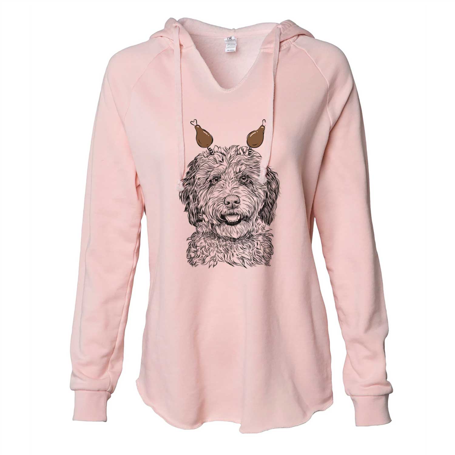 Thanksgiving Palmer the Aussiedoodle - Cali Wave Hooded Sweatshirt