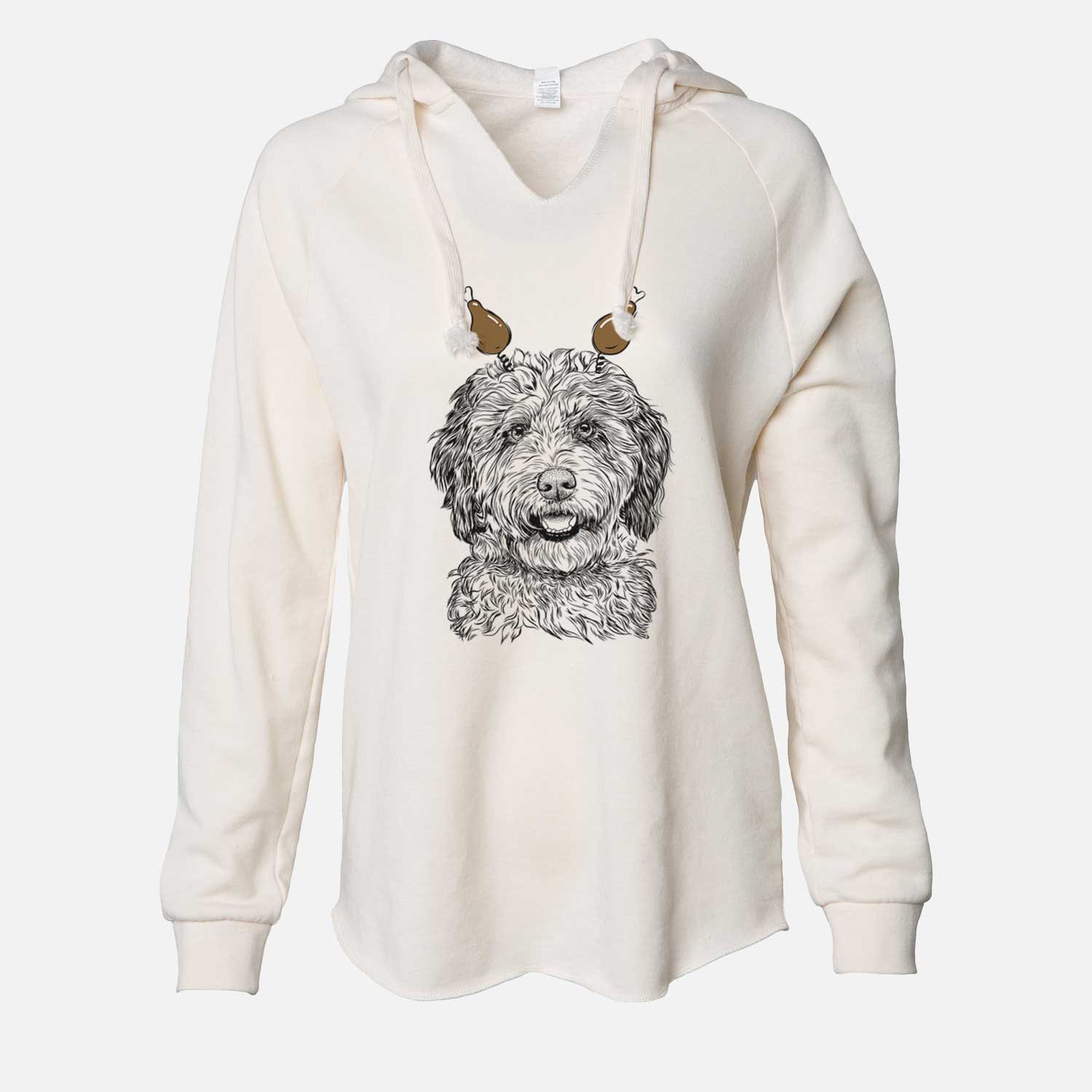 Thanksgiving Palmer the Aussiedoodle - Cali Wave Hooded Sweatshirt