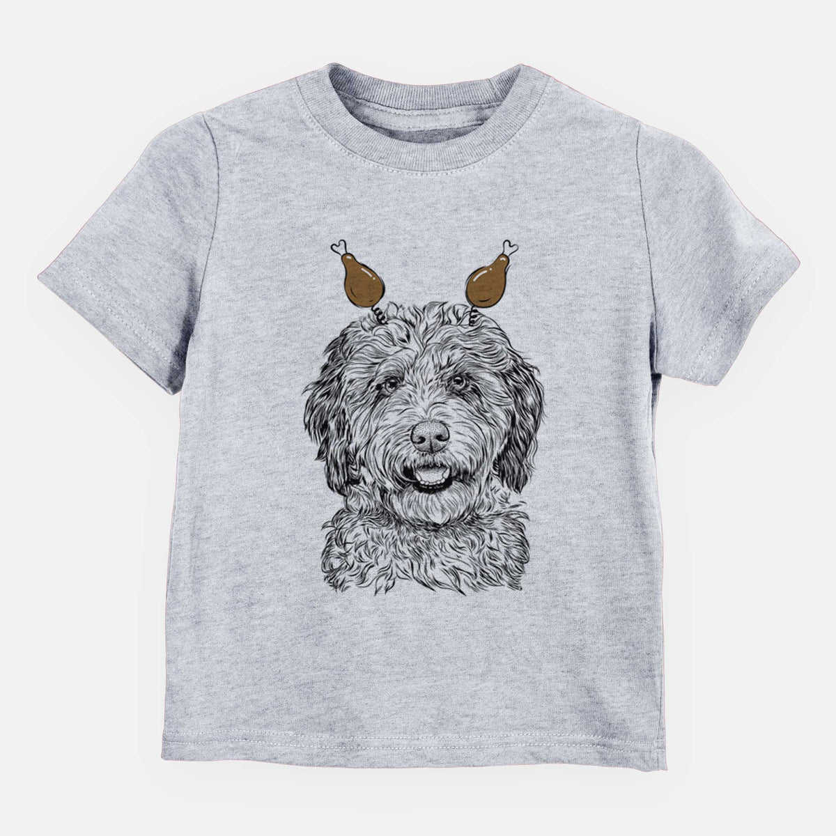 Thanksgiving Palmer the Aussiedoodle - Kids/Youth/Toddler Shirt