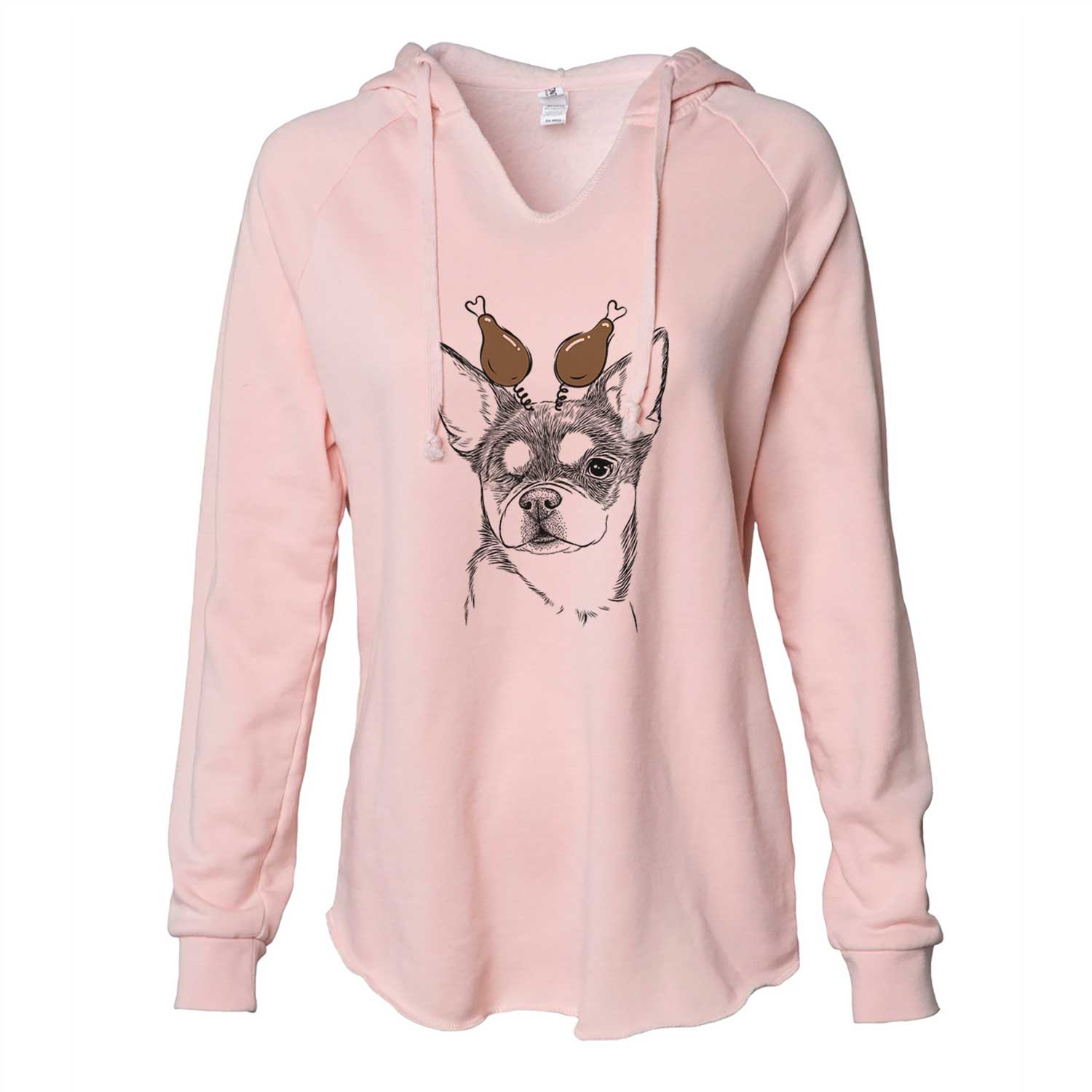 Thanksgiving Paris the Chihuahua - Cali Wave Hooded Sweatshirt