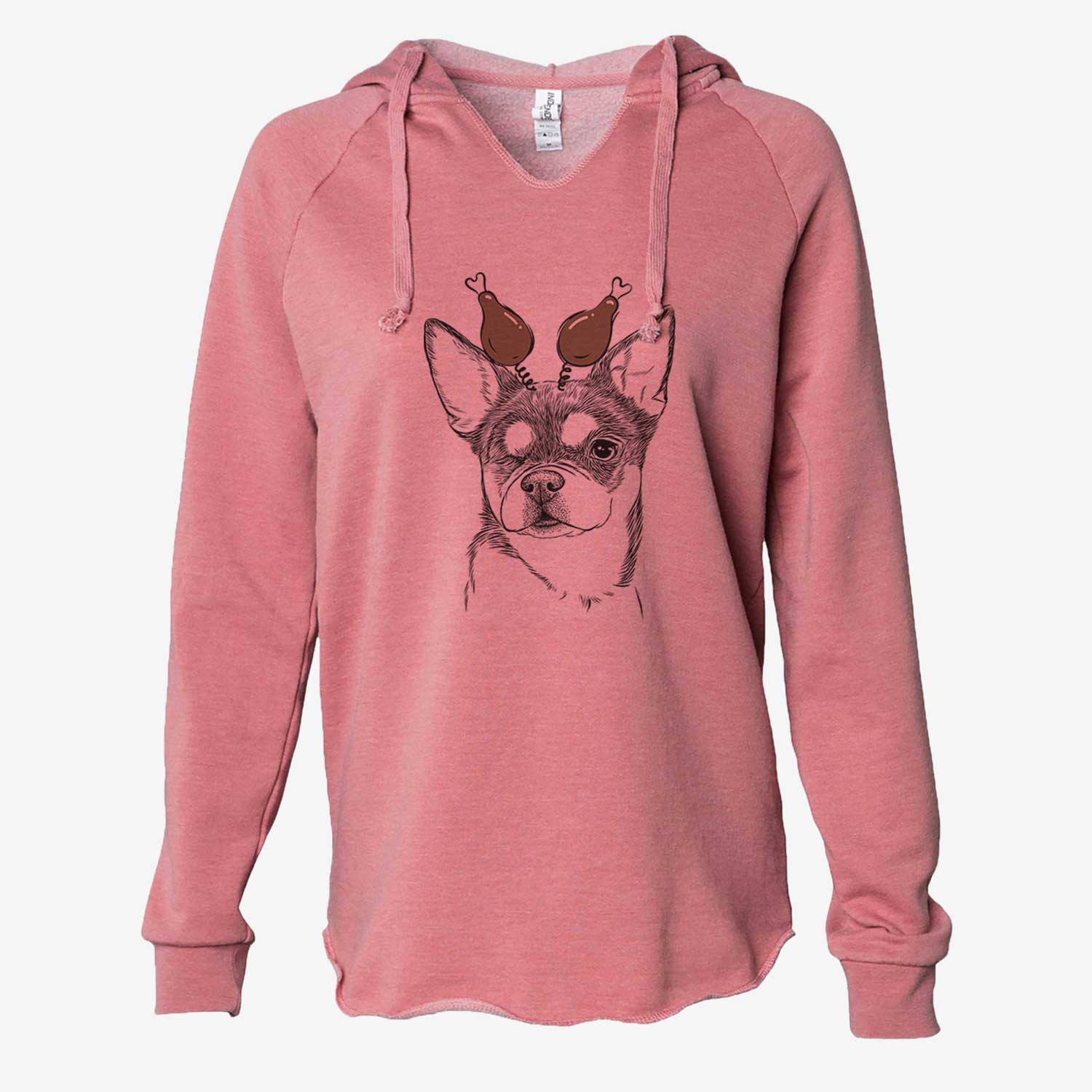 Thanksgiving Paris the Chihuahua - Cali Wave Hooded Sweatshirt