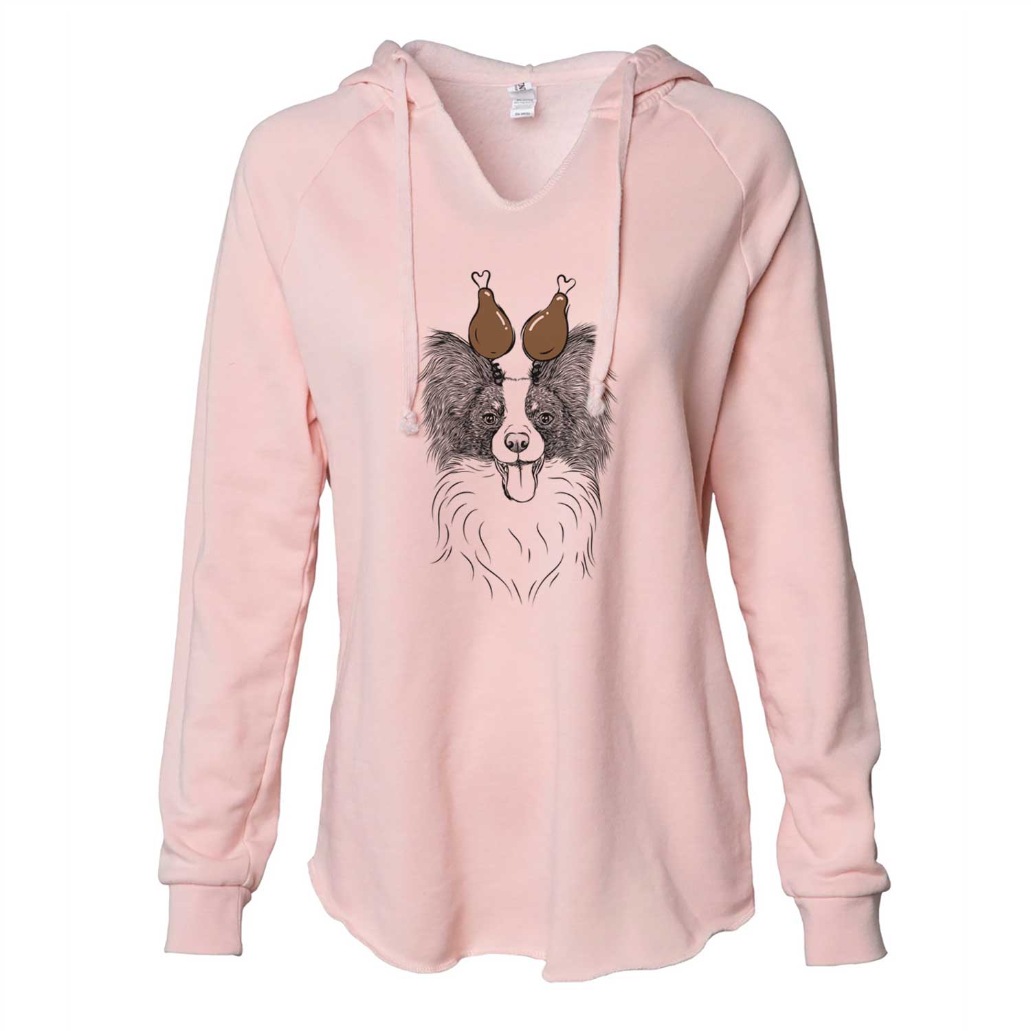 Thanksgiving Patrick the Papillon - Cali Wave Hooded Sweatshirt