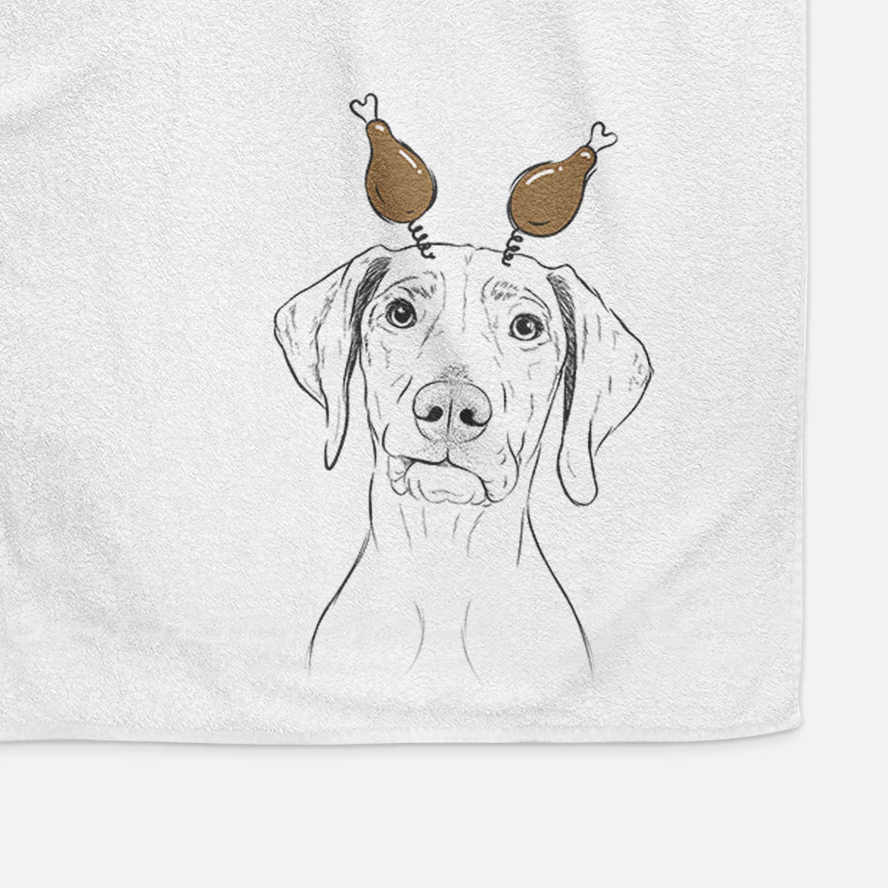 Pawley the Vizsla Decorative Hand Towel