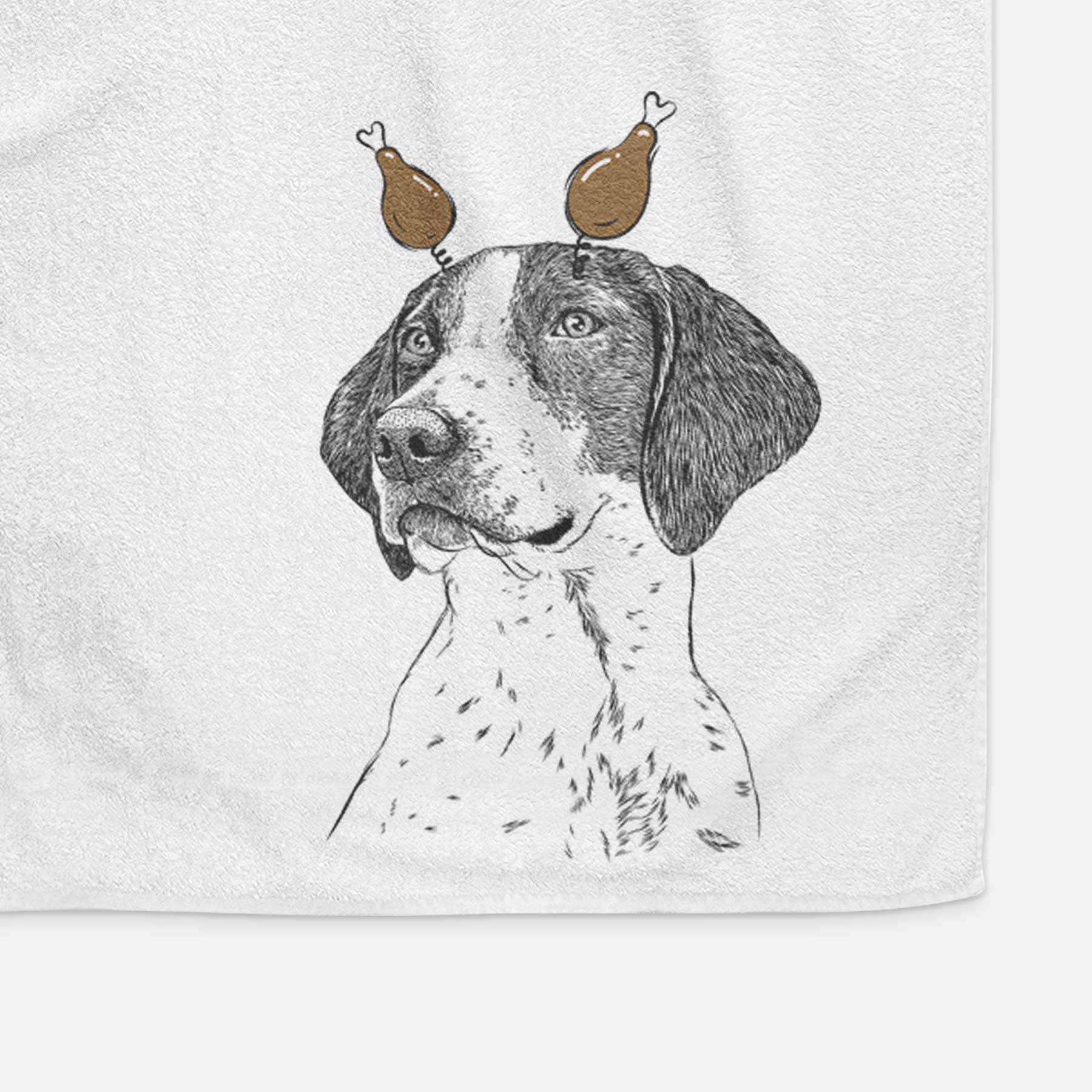 Payton the Mixed Breed Decorative Hand Towel