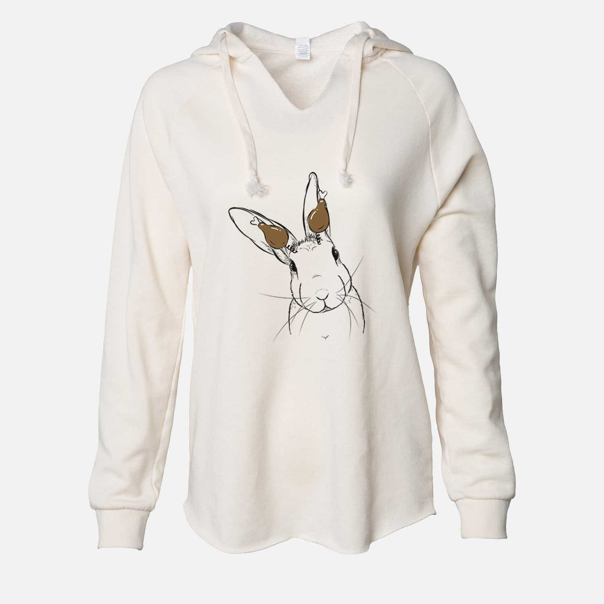 Thanksgiving Penny the Belgian Hare - Cali Wave Hooded Sweatshirt