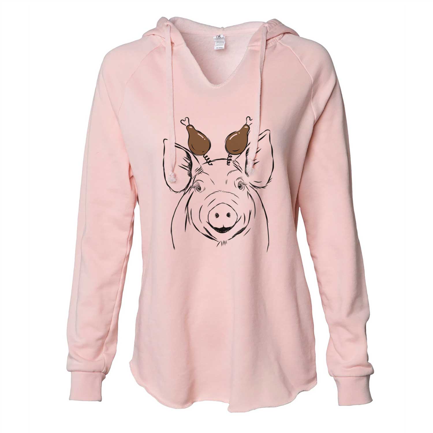 Thanksgiving Perry the Pig - Cali Wave Hooded Sweatshirt