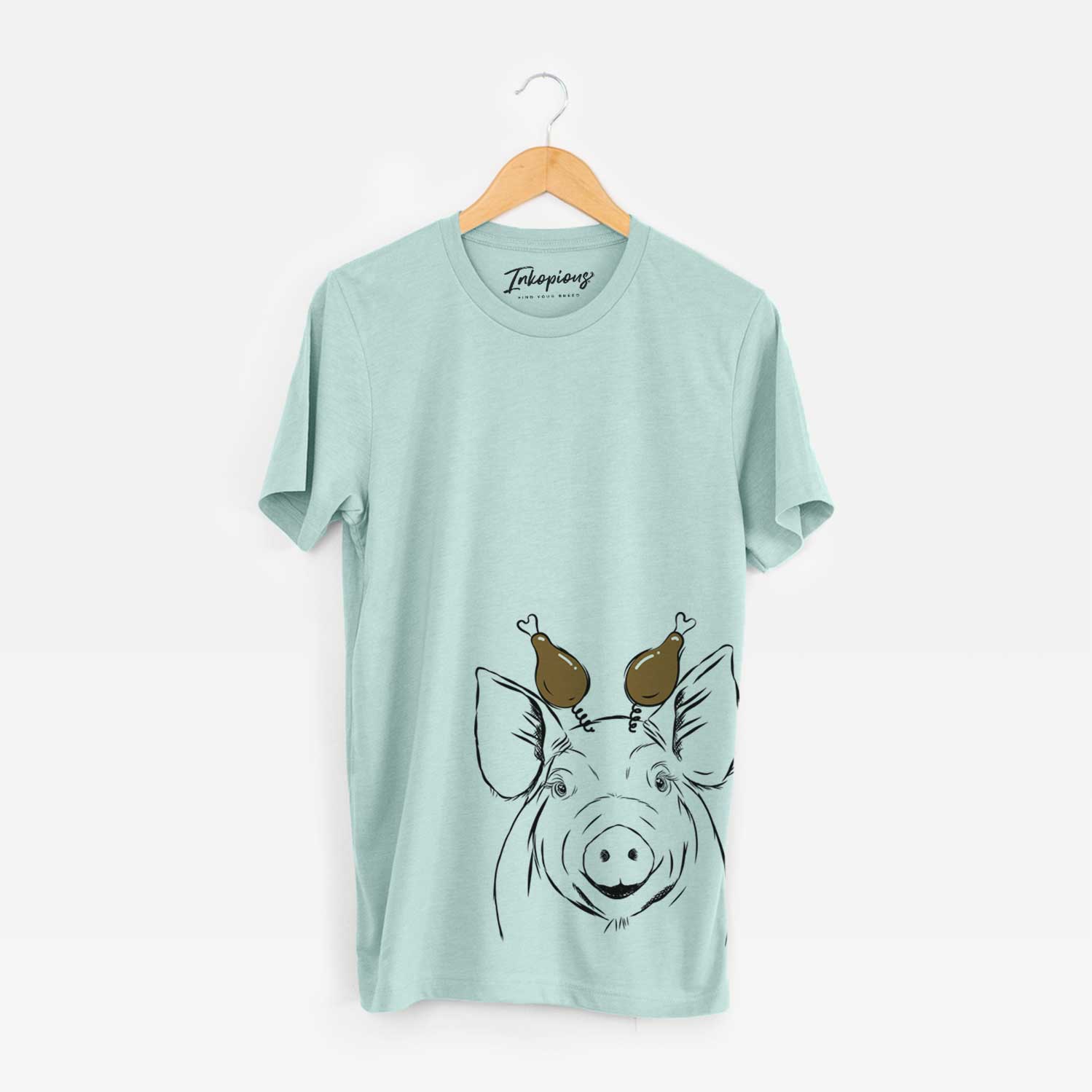 Thanksgiving Perry the Pig - Unisex Crewneck