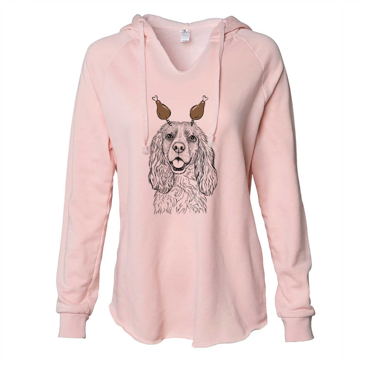 Thanksgiving Perry the Cockalier - Cali Wave Hooded Sweatshirt