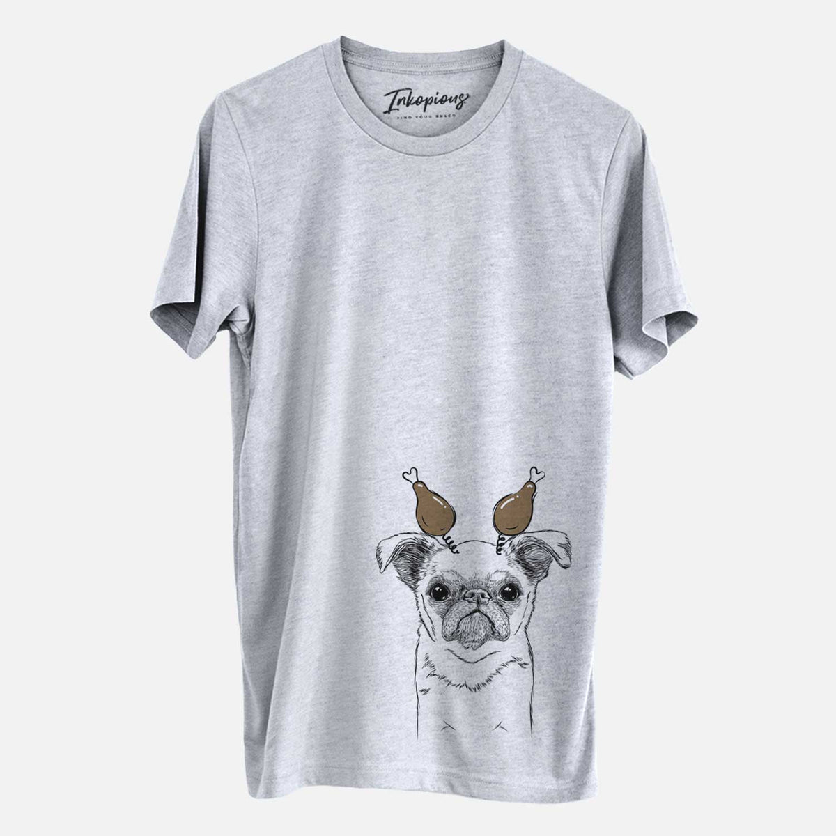 Thanksgiving Petit Penny the Brussels Griffon - Unisex Crewneck