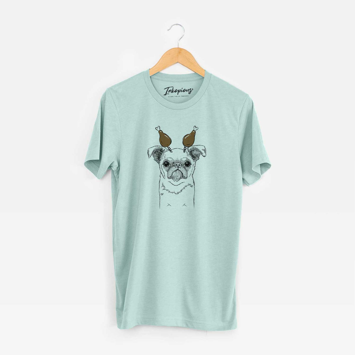 Thanksgiving Petit Penny the Brussels Griffon - Unisex Crewneck